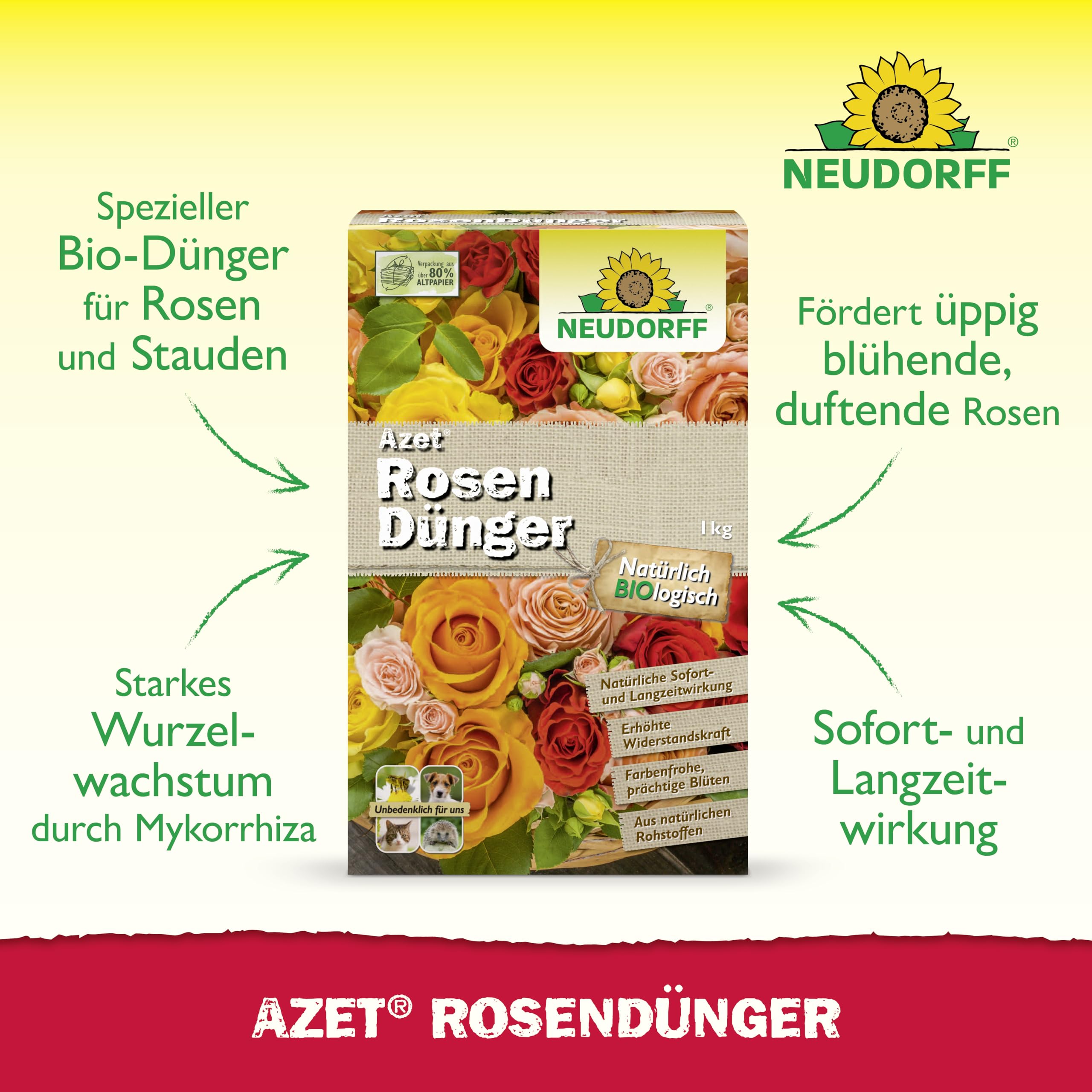 Neudorff Azet Engrais pour Rosier 1 kg