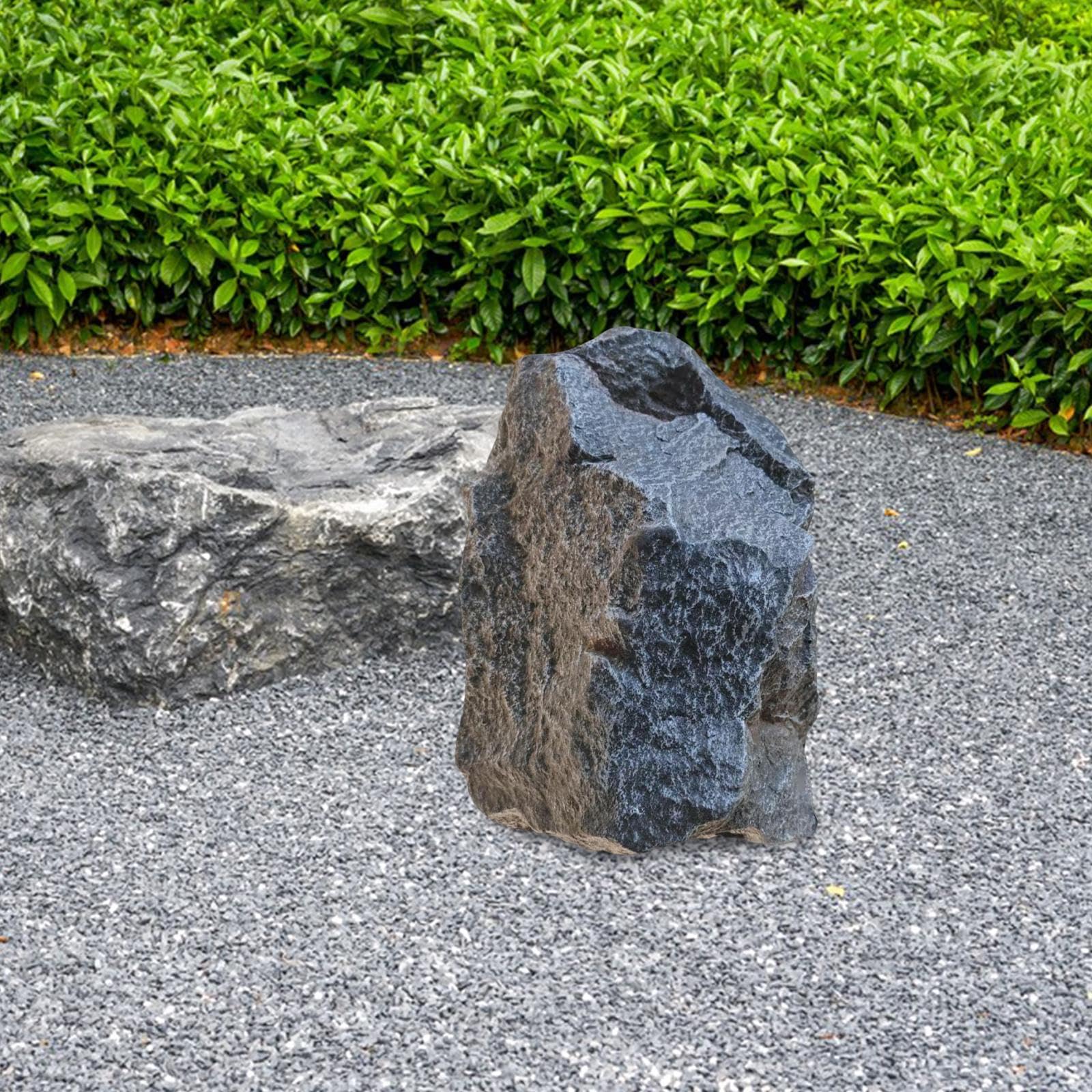 Artificial Faux Landscape Rock Yard Ornament Highly Simulation Irregular Multifunctional Garden Decoration Decorative Stone, 32x25x17cm