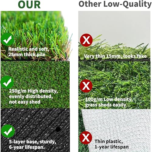 Miniatura 4 de GLOBREEN Camino de mesa de césped artificial para decoración de fiestas, hogar, manualidades, 12 x 48 pulgadas