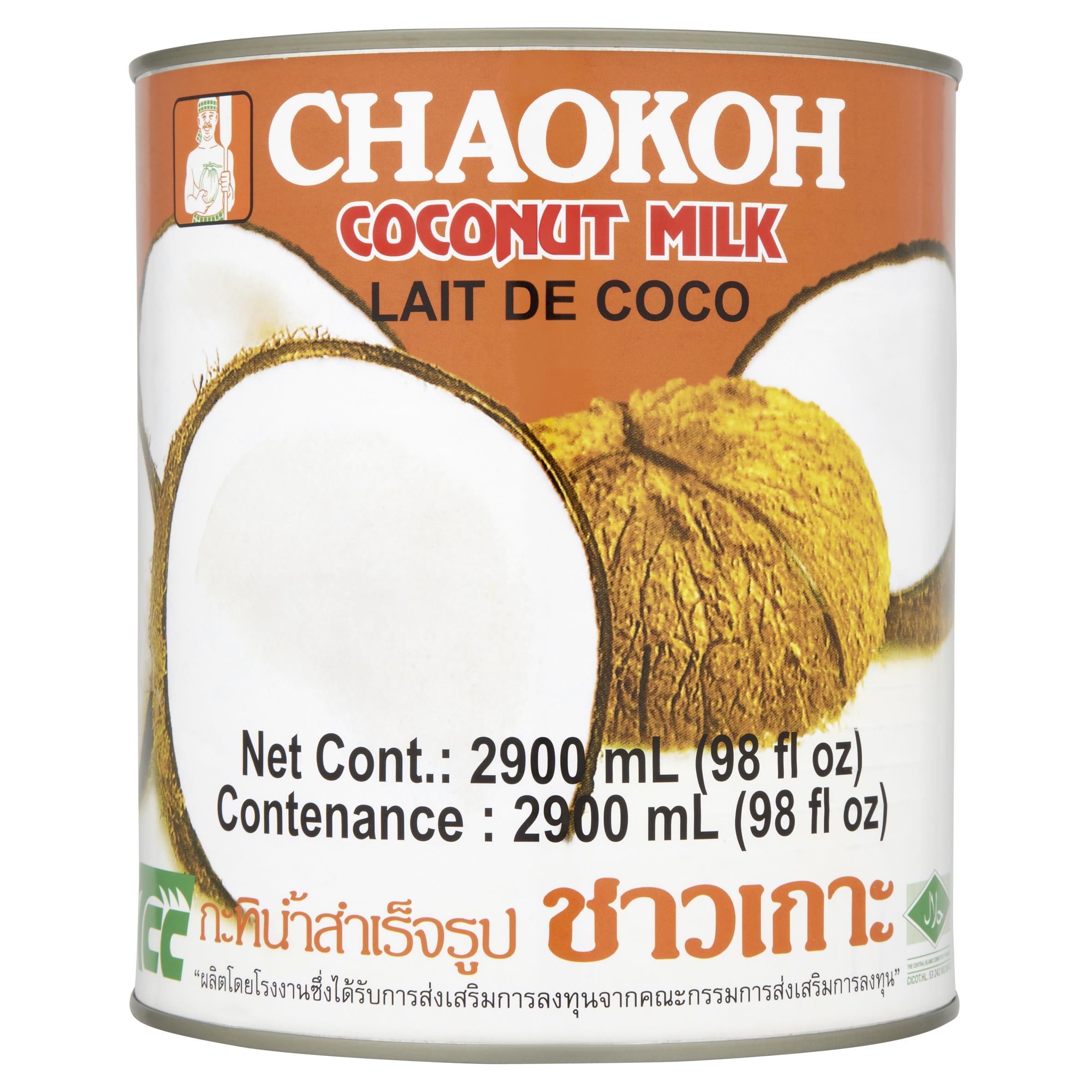 Amazon.com: Chaokoh Thai Coconut Milk - 98 FL OZ (98 fluid ounce