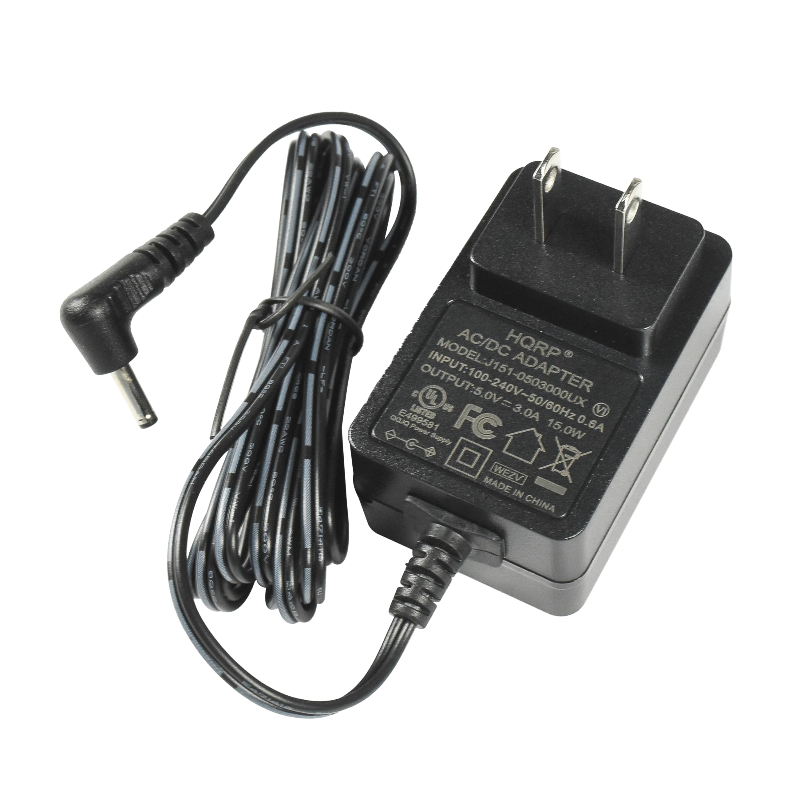 HQRP 5V AC Adapter Compatible with VIZIO SB2920-C6 29-Inch 2.0 Channel Sound Bar Power Supply Cord Adaptor SB2920C6 Simsukian SK01G-0500100U + Euro Plug Adapter