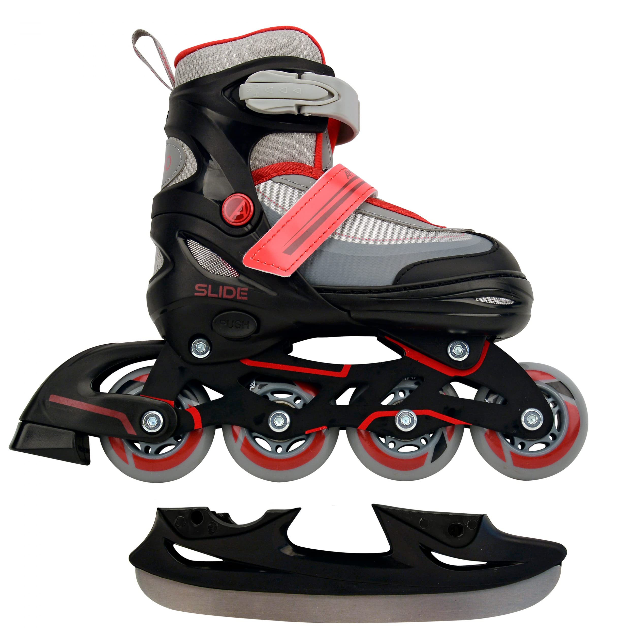 Amigo Slide Transforming/Extending Kids Inline Roller Blades/Ice Skates