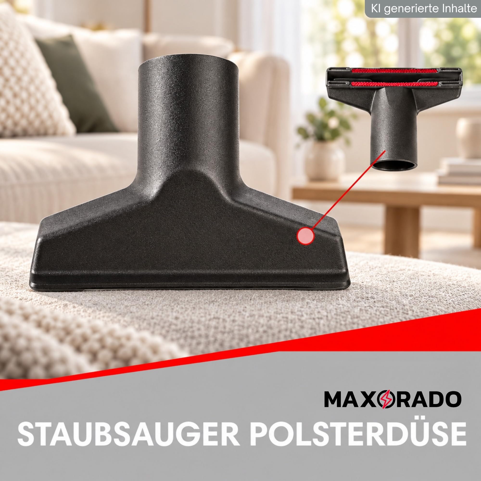 Set di accessori XL, 35 mm, tubo per aspirapolvere, spazzola per fughe, spazzola per mobili, tubo per aspirapolvere Bosch Siemens Einhell Kärcher DN35, pezzi di ricambio per originale