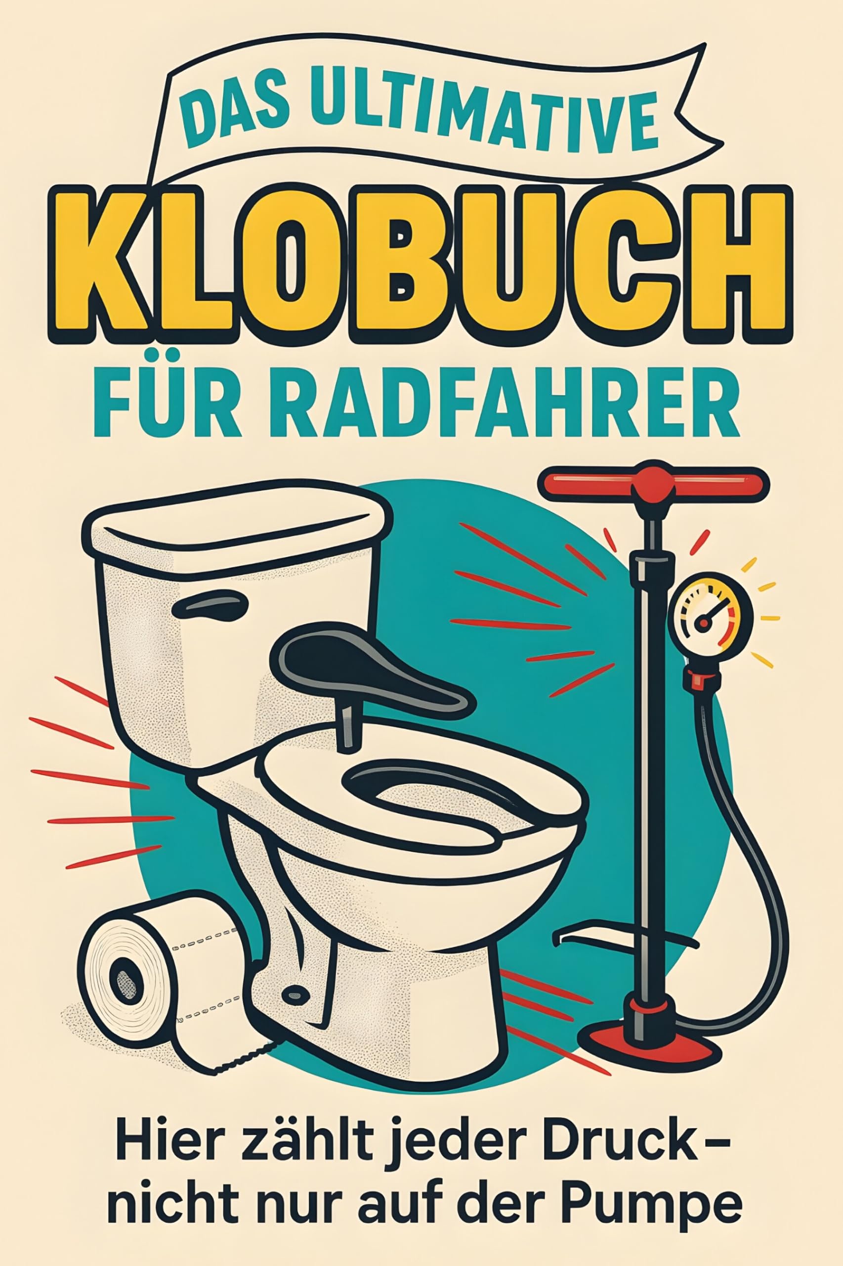 Das ultimative Klobuch für Radfahrer: Hier zählt jeder Druck – nicht nur auf der Pumpe. Lustiges Geschenk mit Lifehacks, Fun Facts und Geschichten