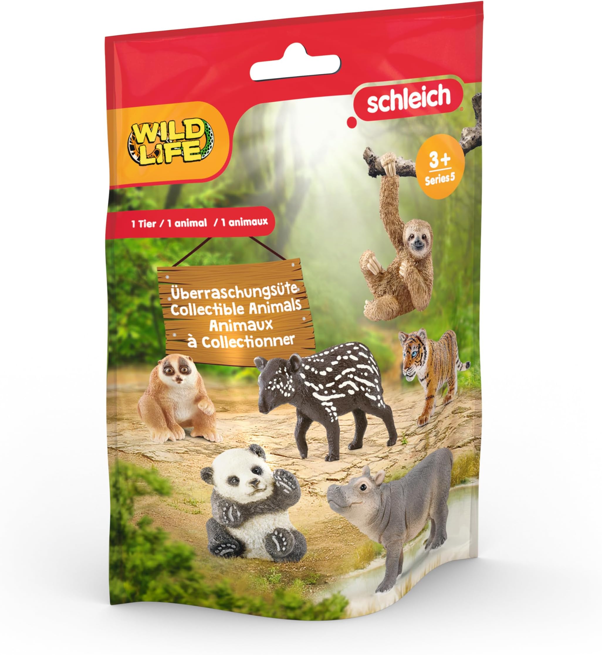 SCHLEICH Wild Life Blind Bag - Contains 1 Surprise Wild Animal Toy