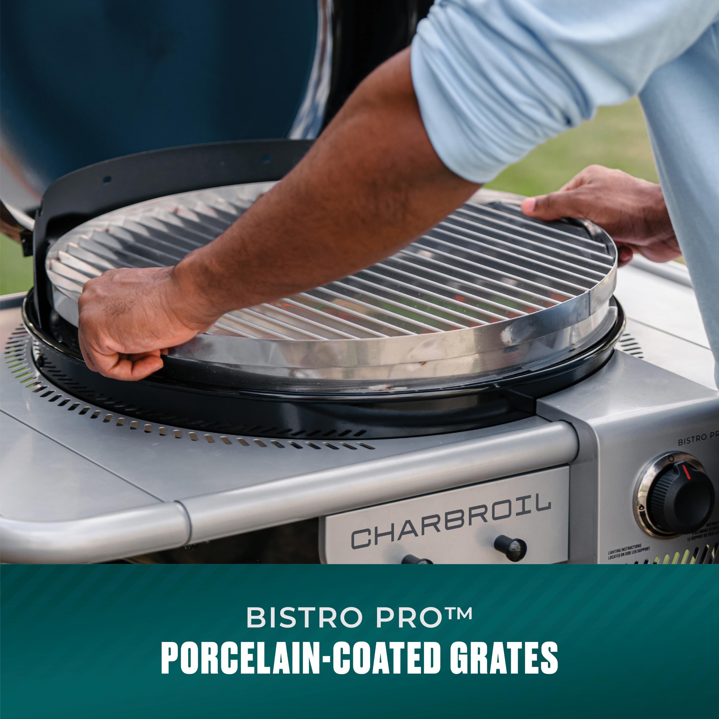 Charbroil Bistro Pro 2-in-1 Grill - Gas & Charcoal -6 Charbroil Bistro Pro 2-in-1 Grill - Gas & Charcoal -6