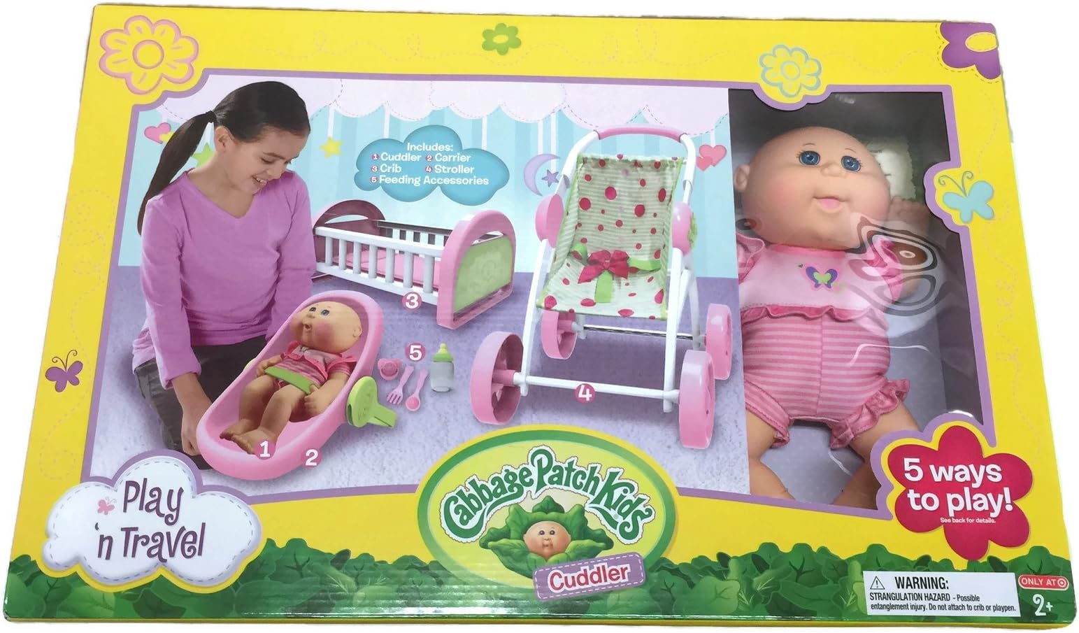 CPK Cabbage Patch Kids Cuddler Play 'n Travel Set