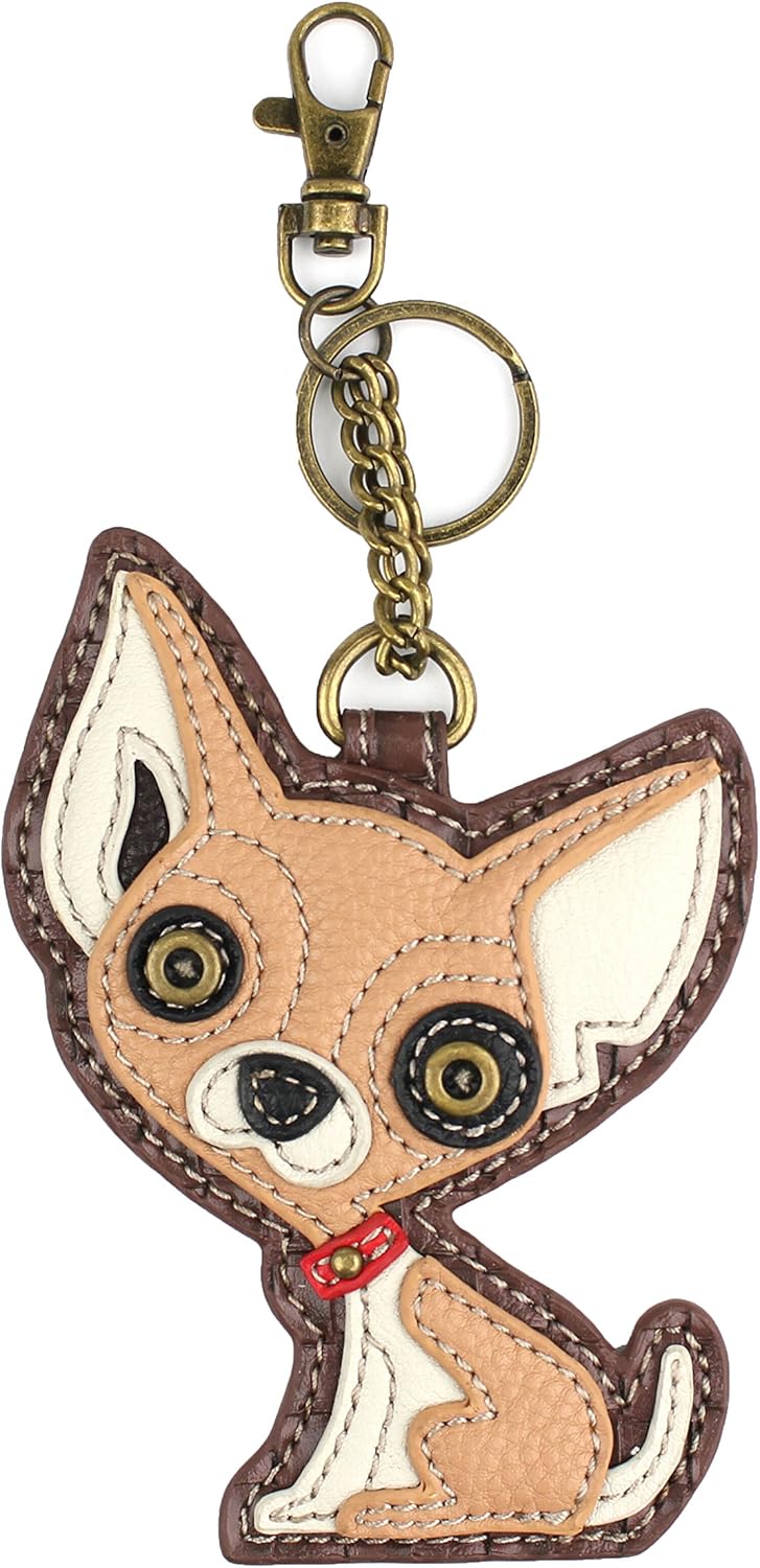 Chala Patch Cross-Body Women Handbag, Canvas Messenger Bag - Chihuahua - Olive