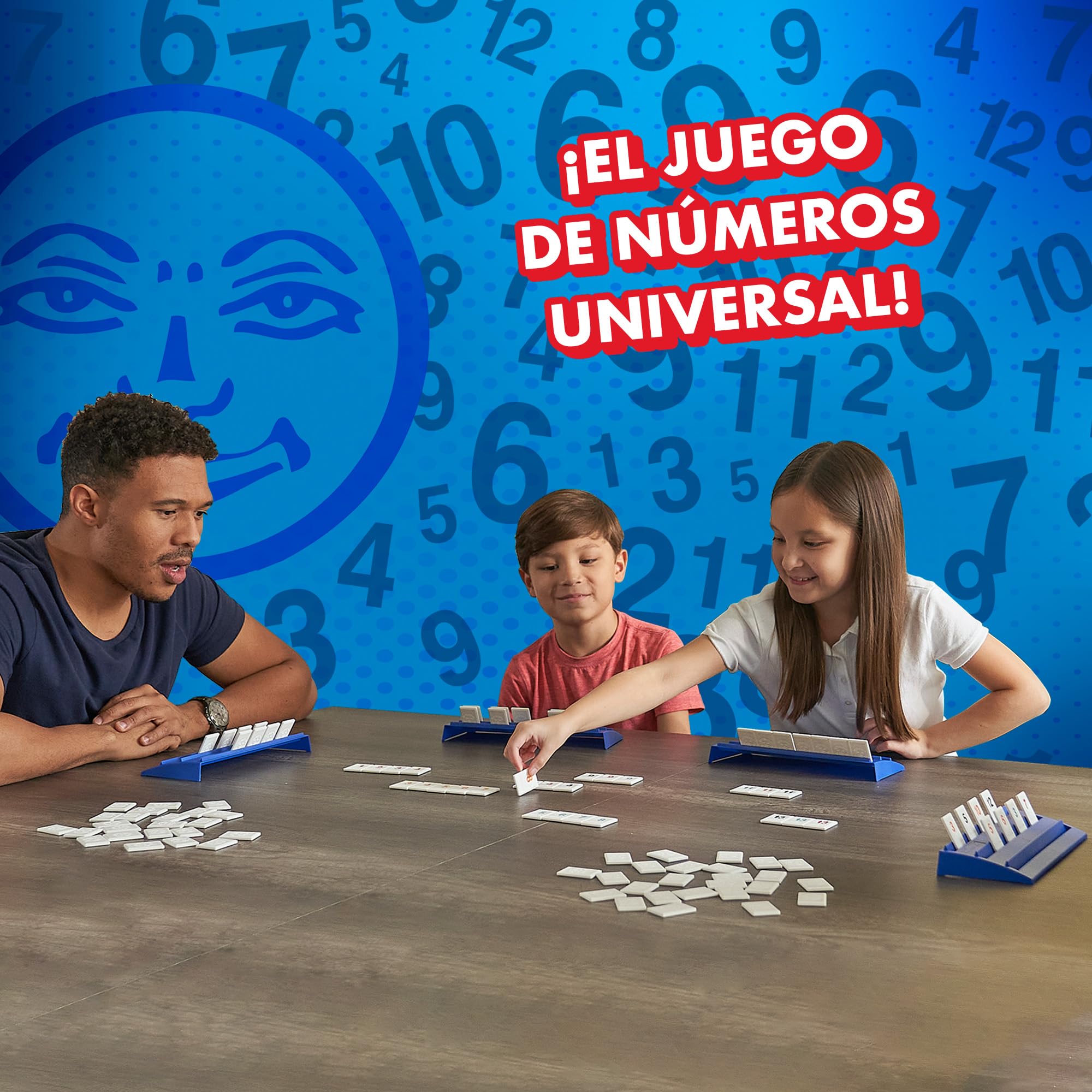 Bizak, Rummikub Original, 4 Jugadores, Juego De Mesa+6 Años, Juegos De Mesa Adultos Y Niños, Juego Estratégico De Fichas, Juego De Números De Estrategia para De 2 a 4 Jugadores(64550400)