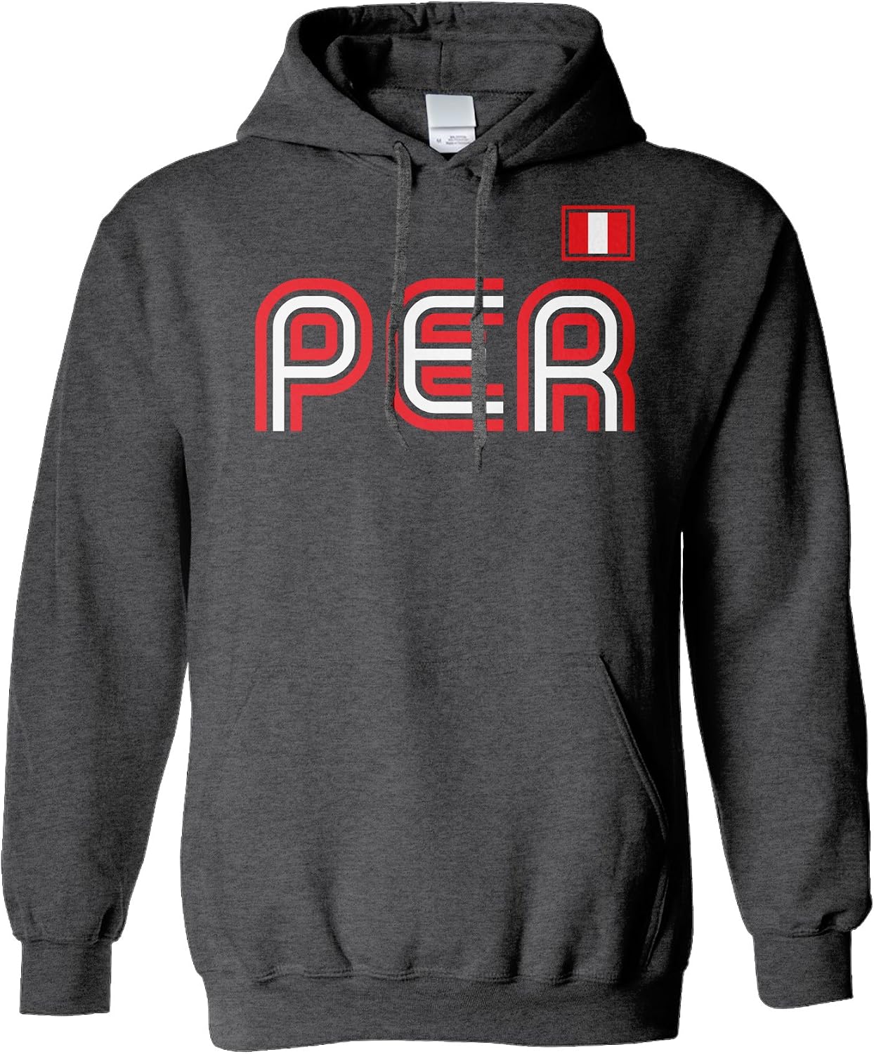 Threadrock Peru Athletic Retro Series Unisex Hoodie Sweatshirt