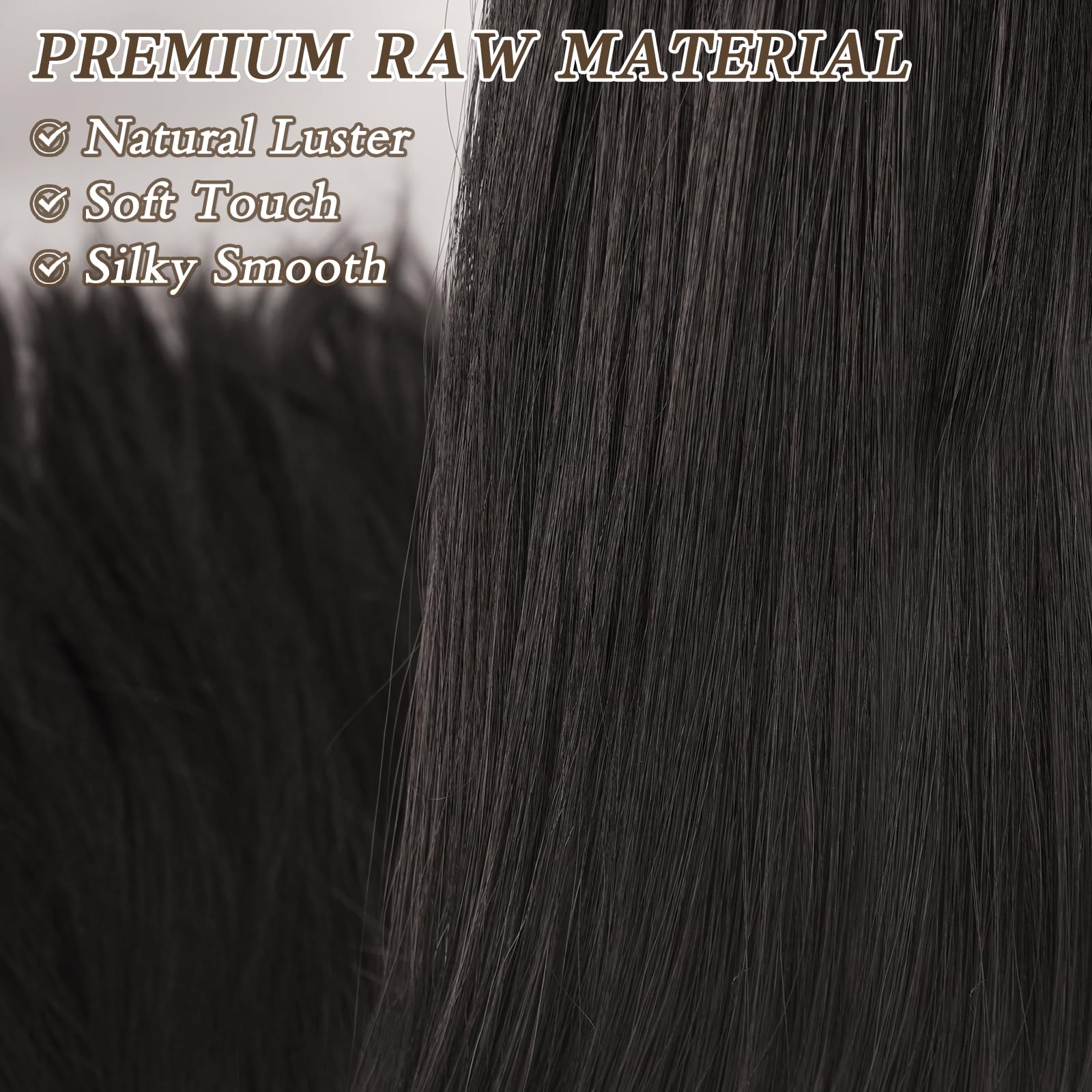 BARSDAR Long Straight Ponytail Extension - Image 4