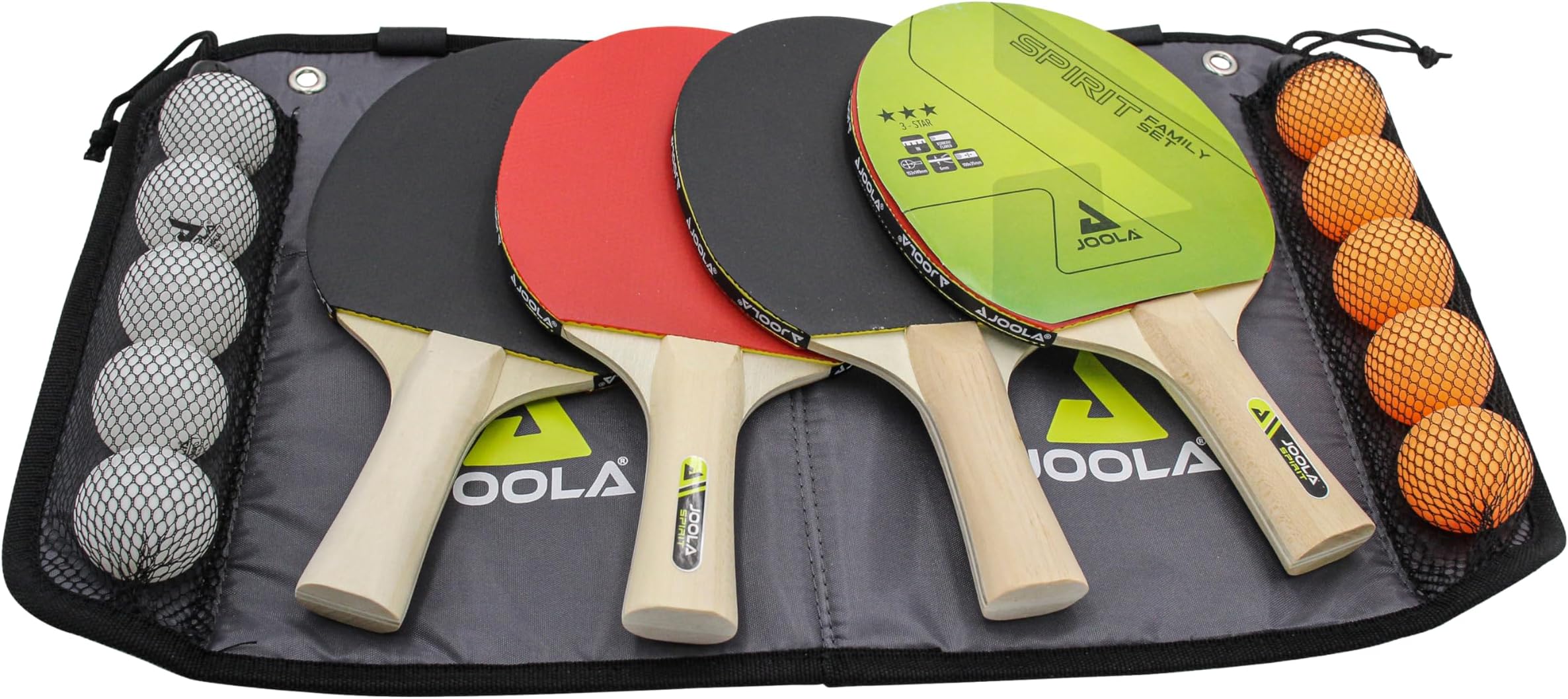 JOOLA Family Premium Table Tennis Bundle Set 4 Regulation Ping Pong