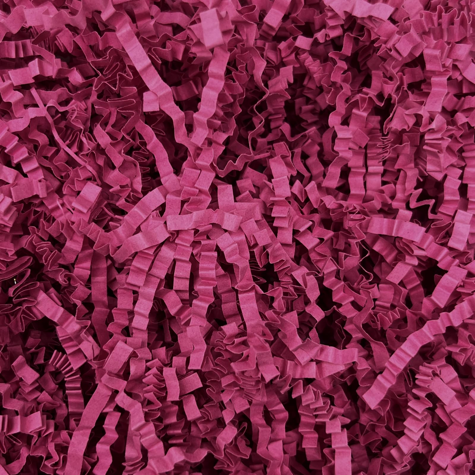 Fuchsia Crinkle Cut Paper Shred Filler, 1 LB Basket Filler Shredded Paper, Confetti Stuffing for Basket Filling, Halloween, Valentine's Day, Christmas, Birthdays, Gift Wrapping, Stuffer Party Supplies