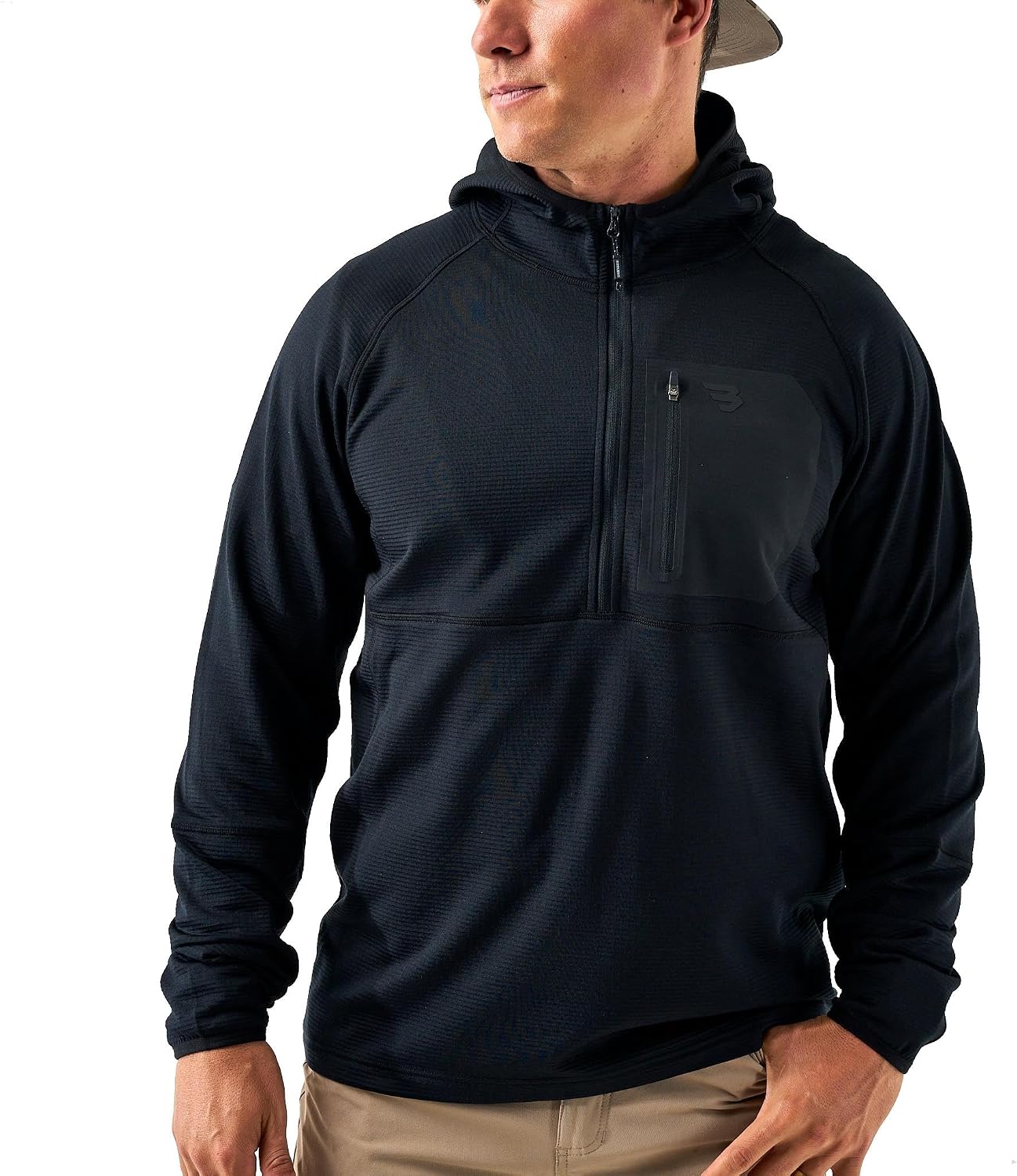 Burlebo Blaze Tech Quarter Zip – Lightweight Performance Pullover with Zippered Chest Pocket