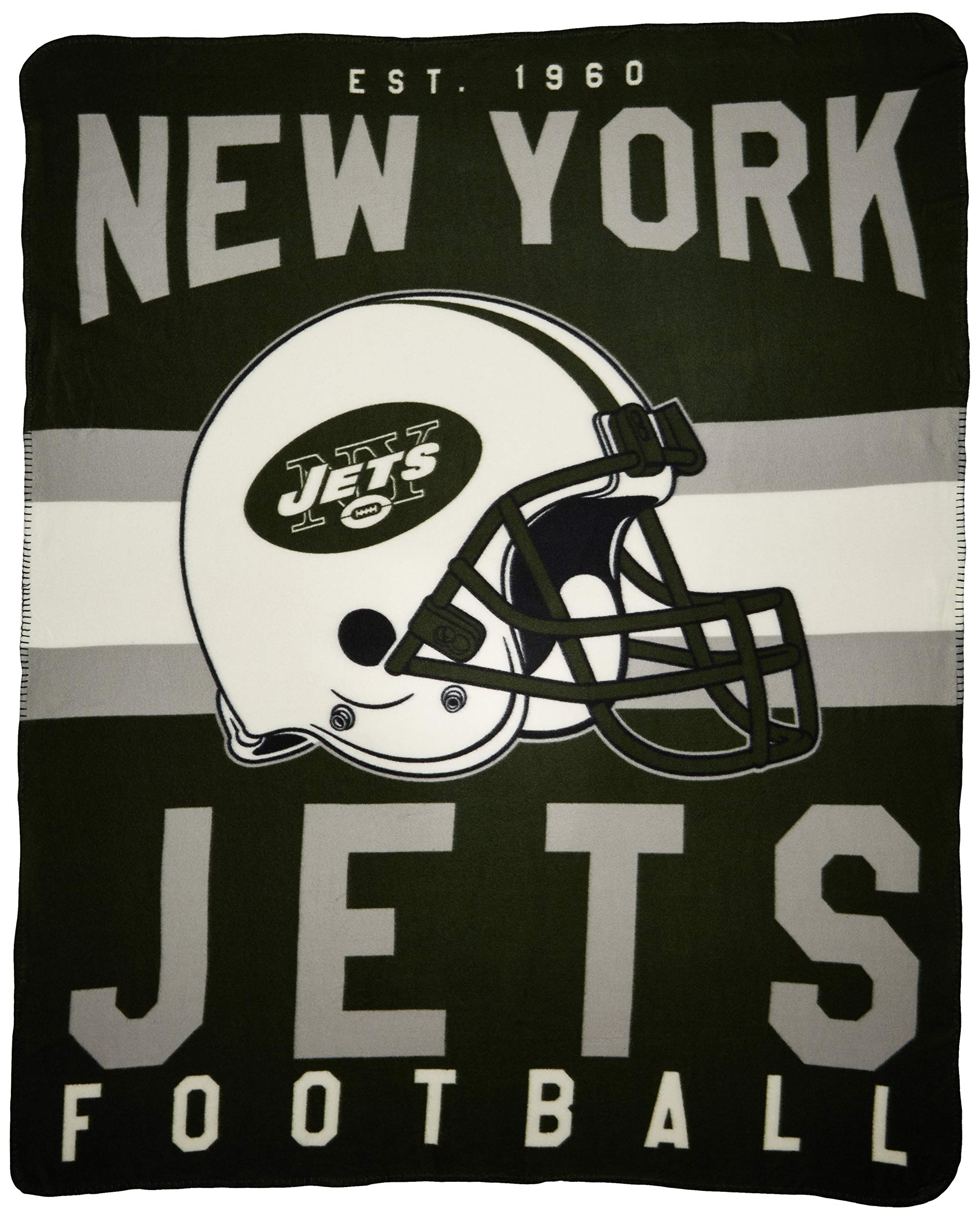 The Northwest Company NFL New York Jets Printed Fleece Throw, 50 x 60-inches