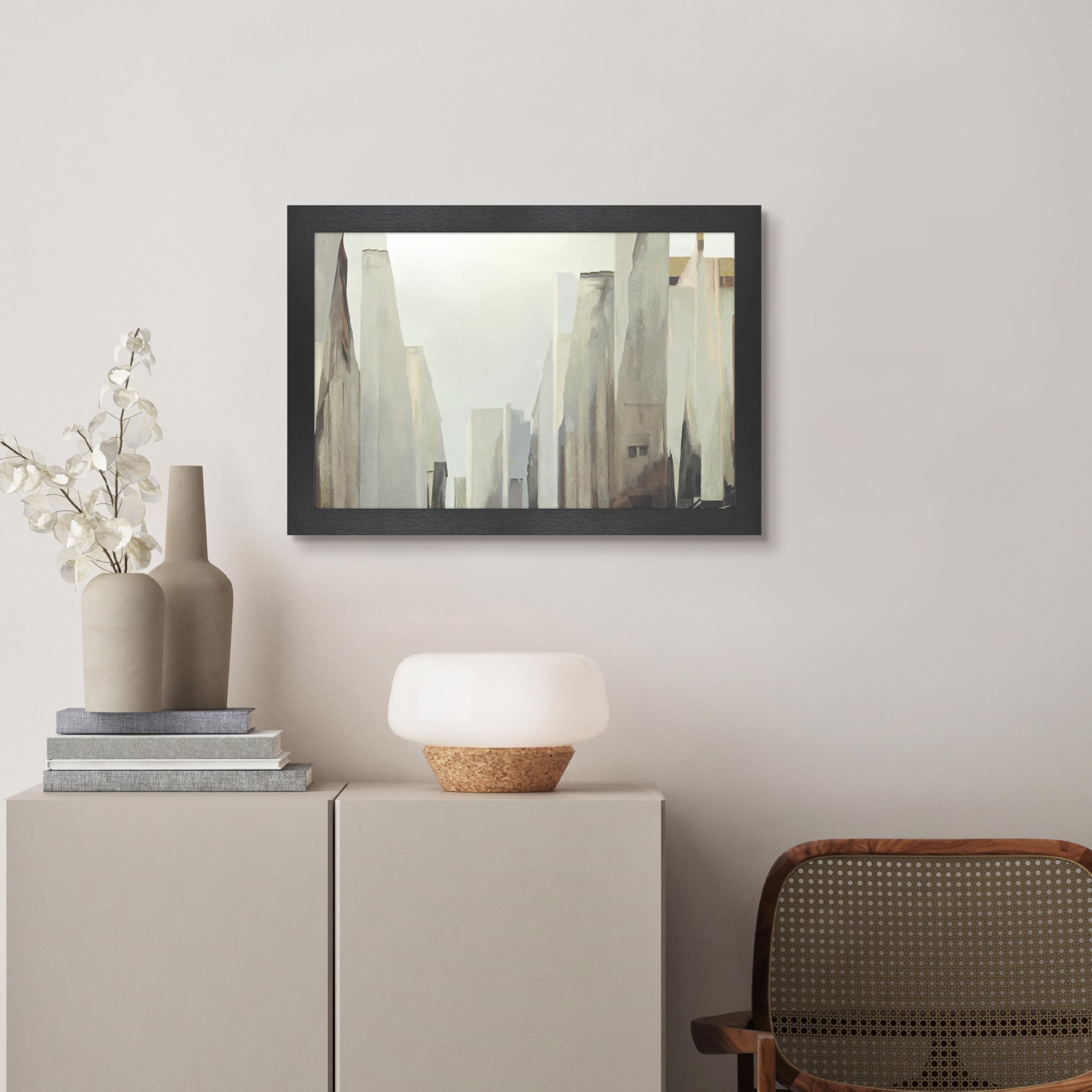 Image secondaire de MCS Studio Gallery 30,5x46 cm Cadre en bois noir, vertical et horizontal, montage mural, grand cadre portrait rectangulaire, cad