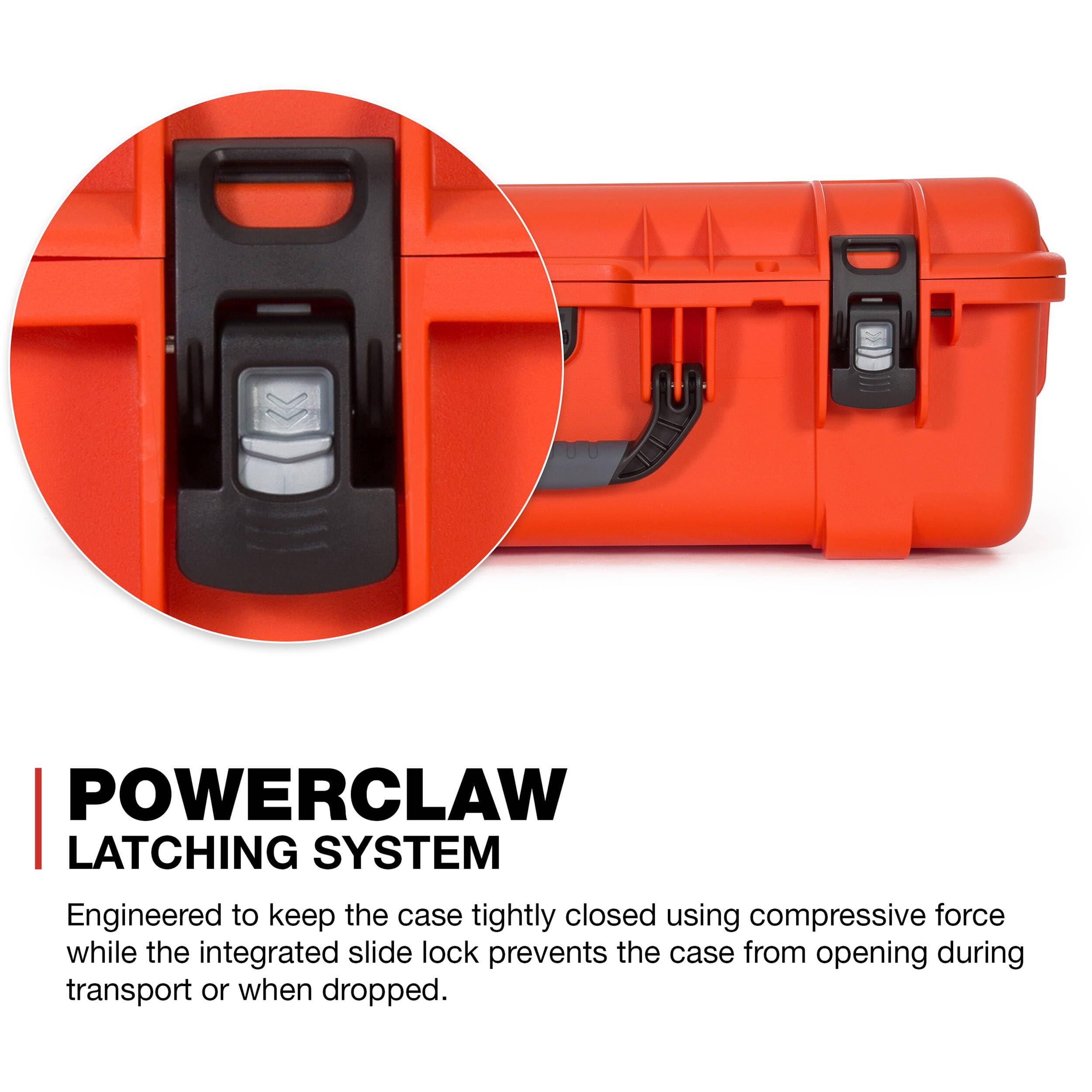 Nanuk 945 EMS Emergency Medical Service/First Aid Hardcase con organizador de tapa y sistema divisor (naranja)