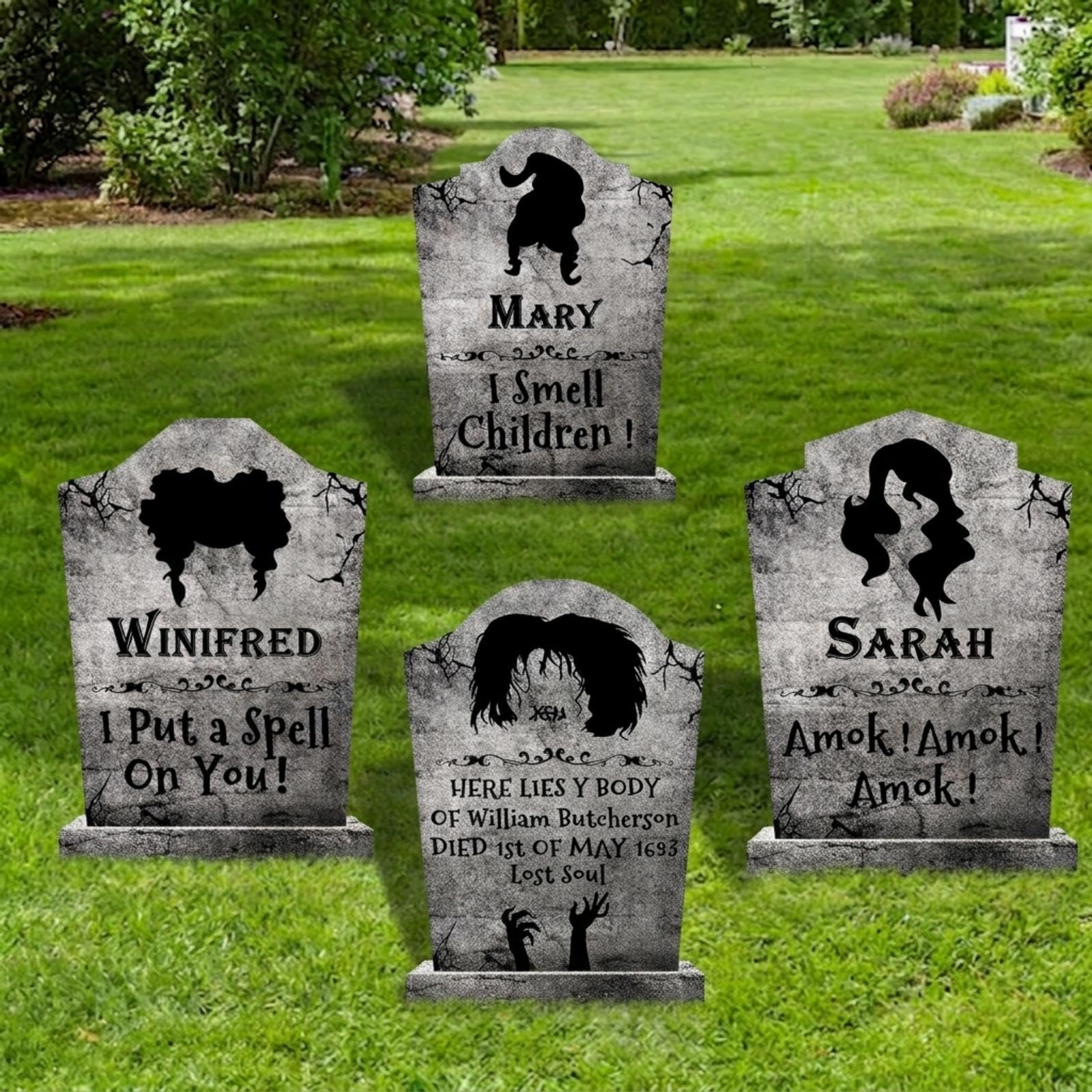 Tombstone Yard Signs