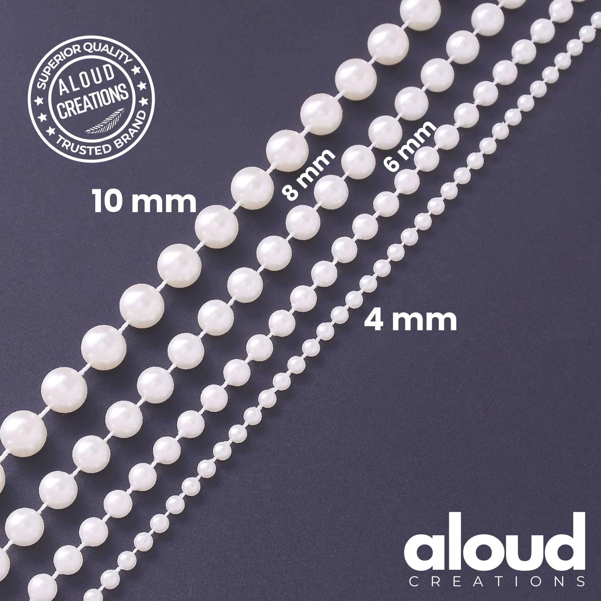 Pearl Strings for Decoration - 5M Moti Mala -8