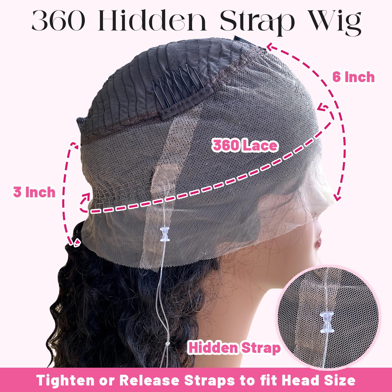 24 Inch Human Hair Wig 360 Lace Front Glueless Water Wave Pre Plucked 24 Inch Body Wave Glueless Lace Front Wigs, Human Hair Pre  main image 3