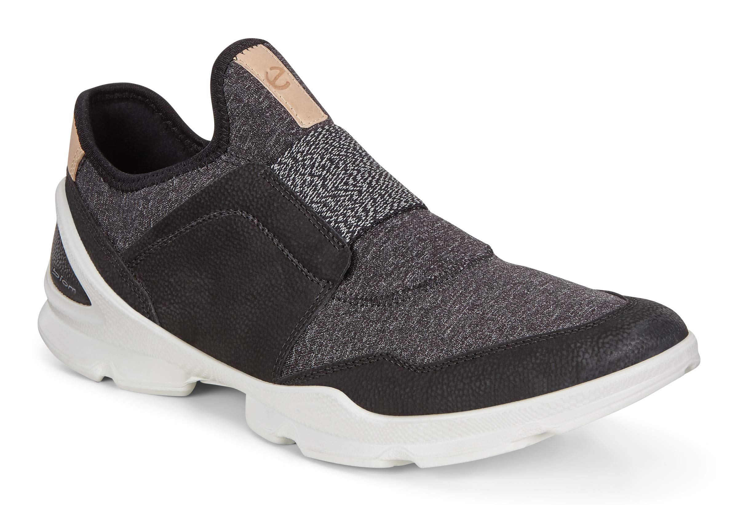 ECCO Women's Biom Street Strap Sneaker, Black/Black, 10-10.5