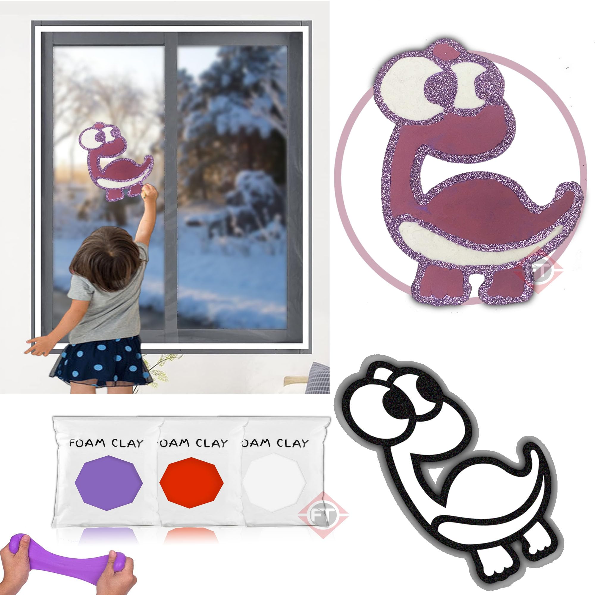 Firstly Traders 1 Dino Clay Sticker and Air Dry Clay Combo for Kids Boys and Girls Age 3+ Years Magic Mud Surprise Gift (B0CQSVP3GJ) Amazon Price History, Amazon Price Tracker