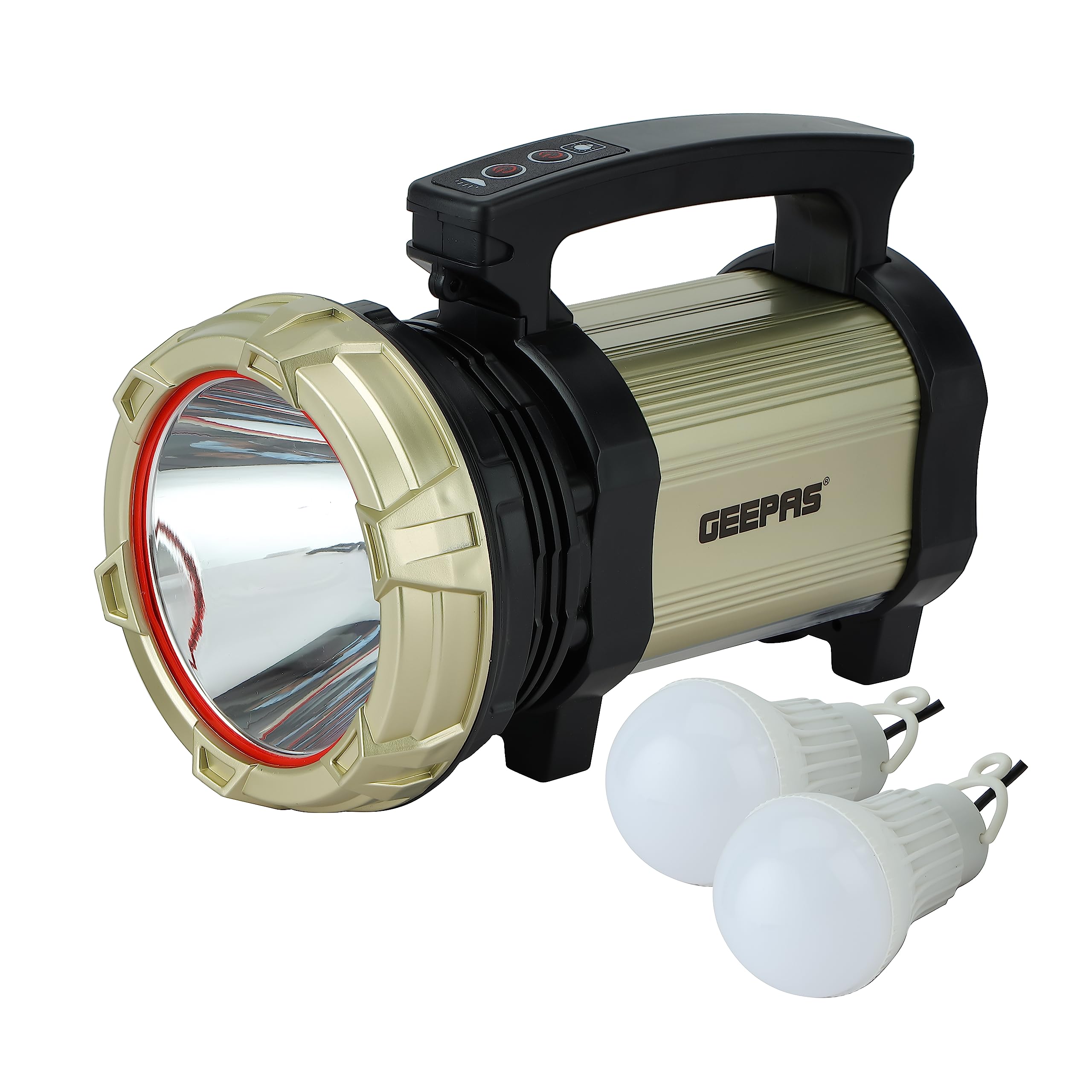 Geepas Gsl5709 Rechargeable Search Light With Lantern : Buy Online
