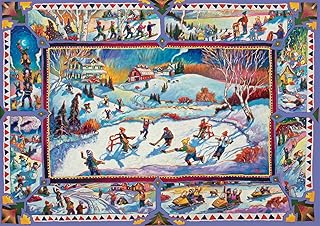 Buffalo Games - John Burrow - Winter Pickup - 300 Large Piece Jigsaw Puzzle for Adults Challenging Puzzle Perfect for Game Nights - Finished Size 21.25 x 15.00