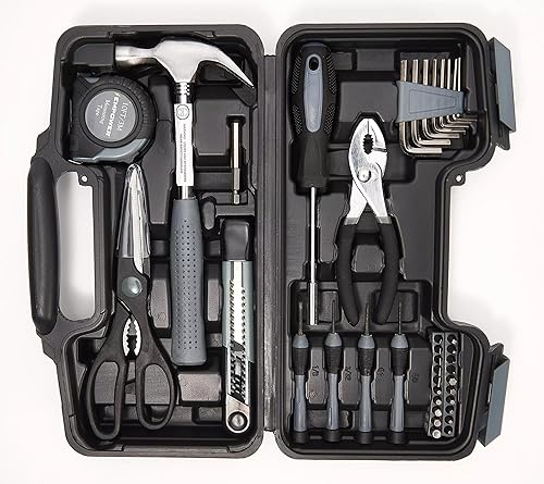 Power Source - Juego de herramientas de 39 piezas con caja de herramientas de almacenamiento para mejoras y reparaciones del hogar, ideal para uso disponible en Yaxa Venezuela
