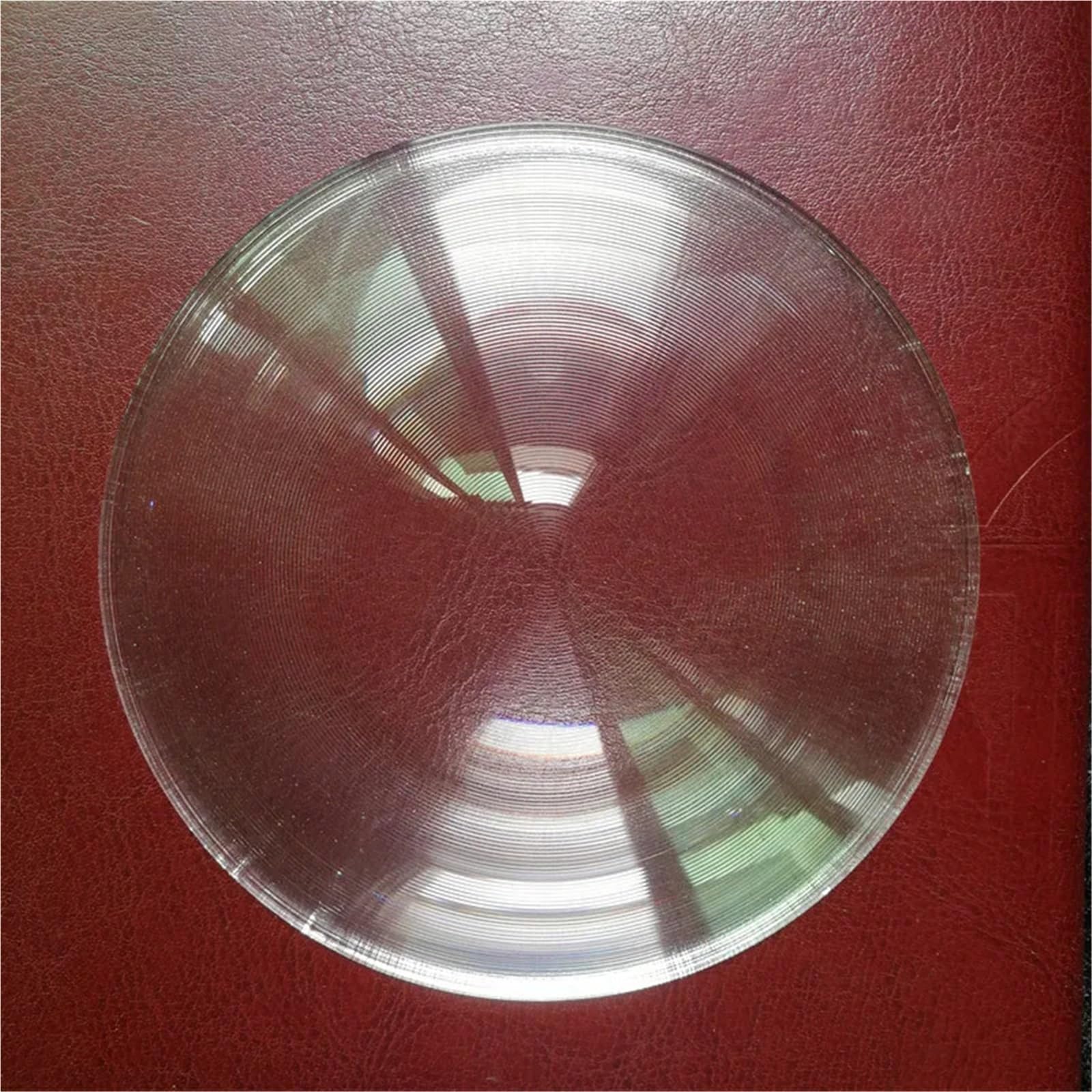 1 lentille Fresnel Ronde en PMMA, diamètre 120 mm, Longueur focale 50 mm, 100 mm, 120 mm, 220 mm, épaisseur 2 mm(100mm)