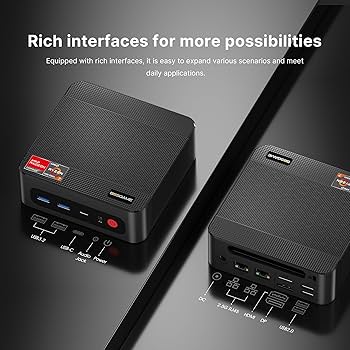 激安コンパクトゲーミングPC Windows11Pro 省スペース PS4Pro Amazon.com: BOSGAME P4 Light Gaming Mini PC, Ryzen 7 5825U