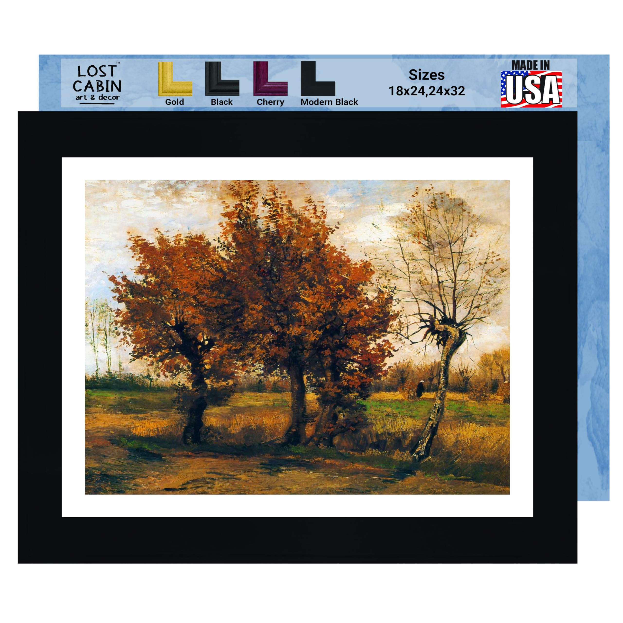 ヴィンセント・ヴァン・ゴッホによるロストキャビンレッドポピー