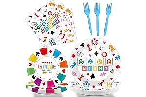 Wiooffen Game Night Party Supplies for Kids