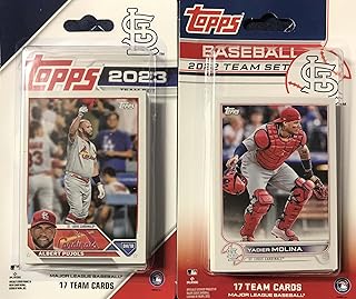 St. Louis Cardinals Topps Factory Sealed Team Set GIFT LOT Including the 2023 and 2022 Limited Edition 17 Card Sets for 34...