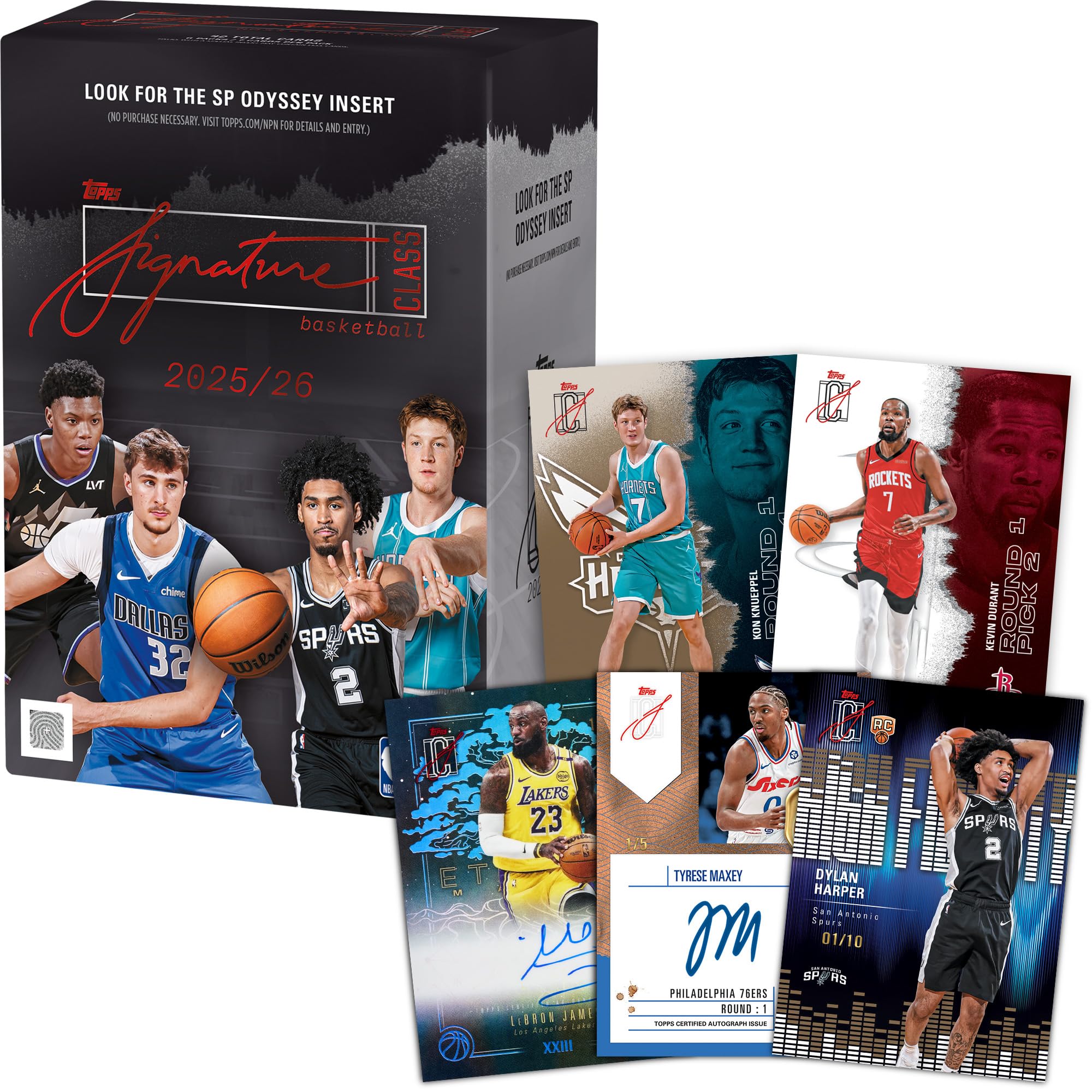 Topps Signature Class Basketball 2025-26 – Scellé en usine – Boîte économique