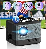 Delgeo 4K Projektor 15000 Lumen 5G WiFi Bluetooth Full HD Otthoni Mozi 2
