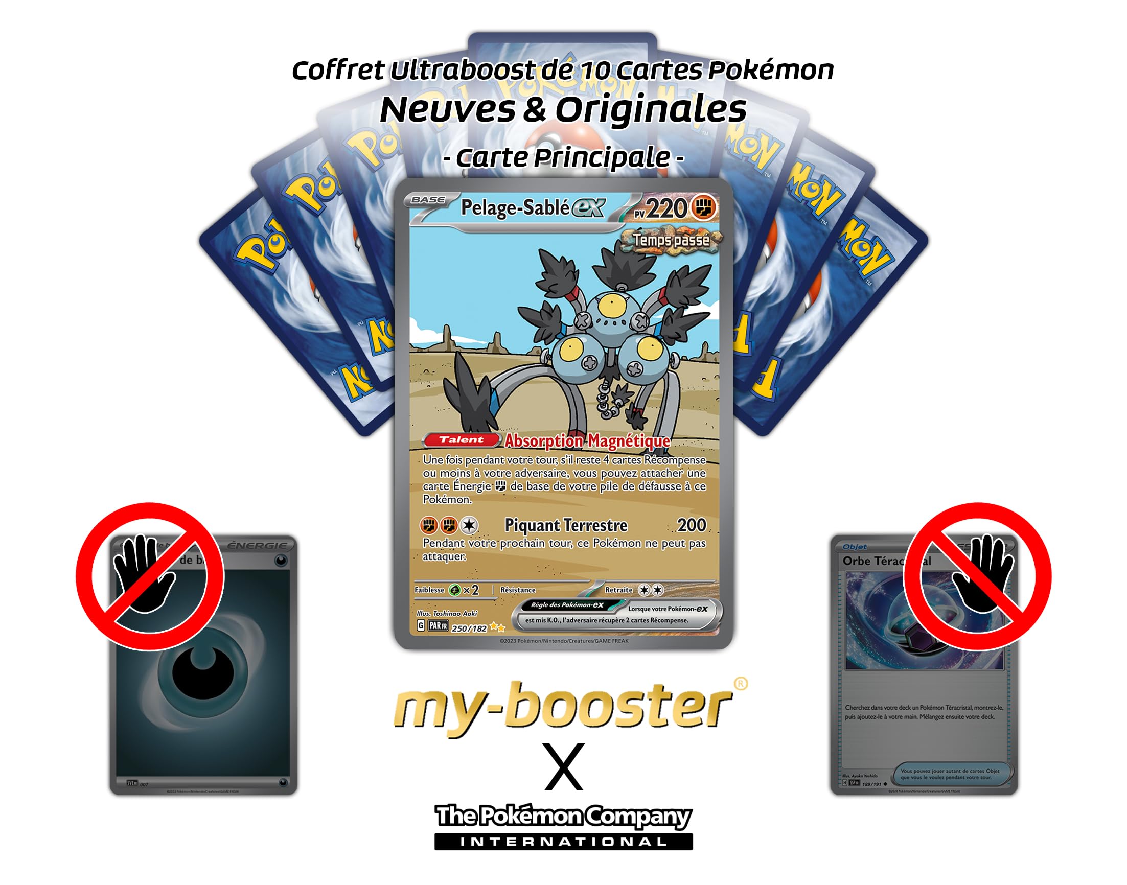 CARTE POKÉMON : Pelage-Sable Ex 228/182 - Psa 10 - Faille Paradoxe EUR CARTE POKÉMON : Pelage-Sable Ex 228/182 - Psa 10 - Faille Paradoxe EUR