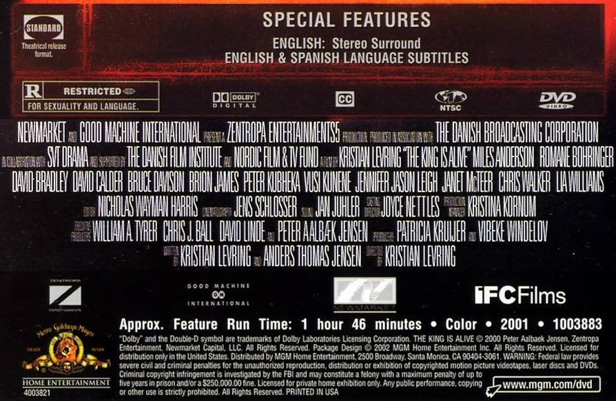 Amazon.com: The King Is Alive [DVD] : Miles Anderson, Romane