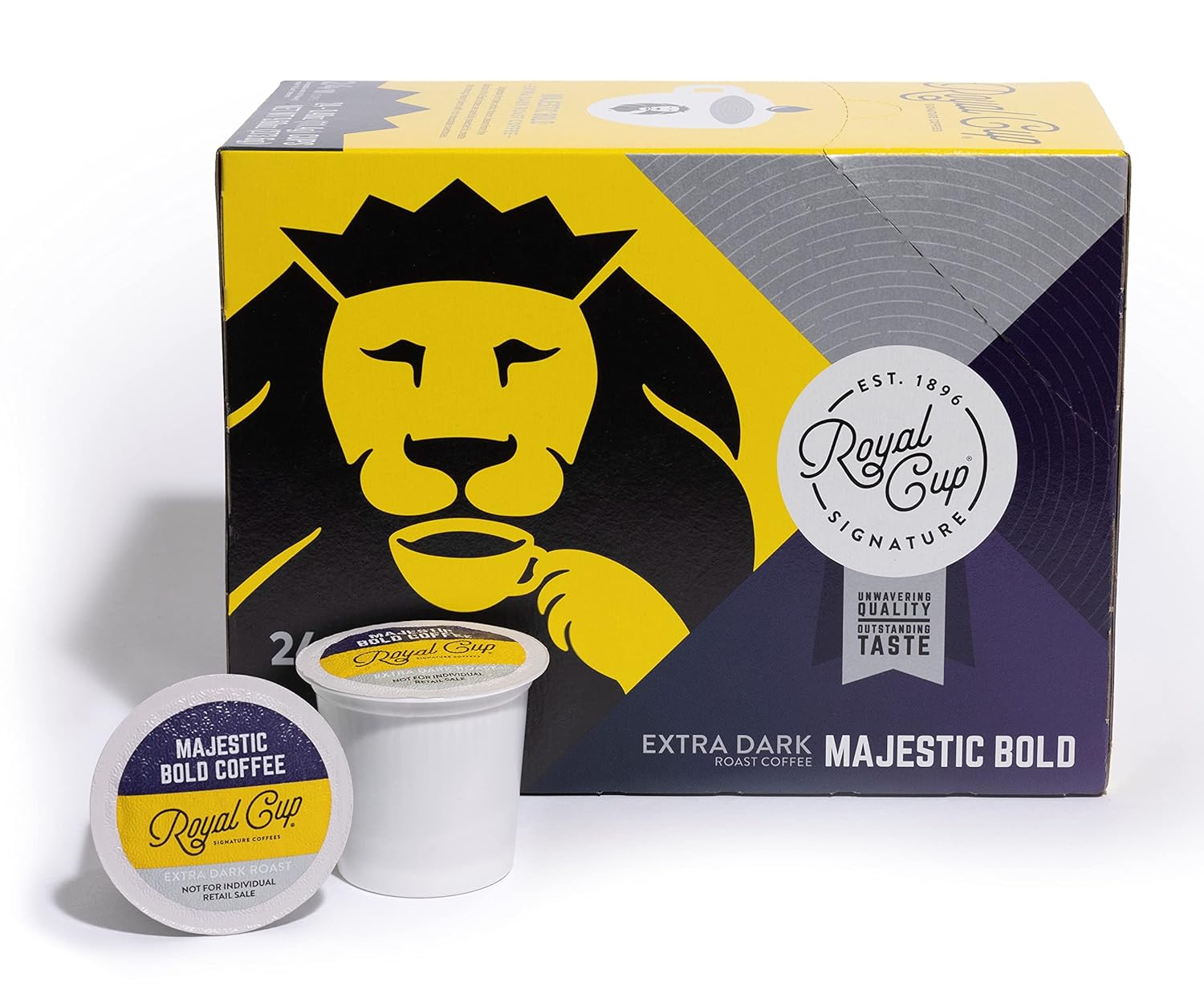 ROYAL CUP SIGNATURE COFFEE Majestic Bold Extra Dark Roast