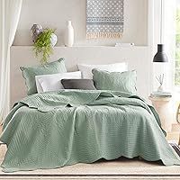 Vista 13 de Juego de edredón King de Madison Park, juego de colcha damasquino para cama tamaño King, juego de edredón de tamaño king con borde de escalope