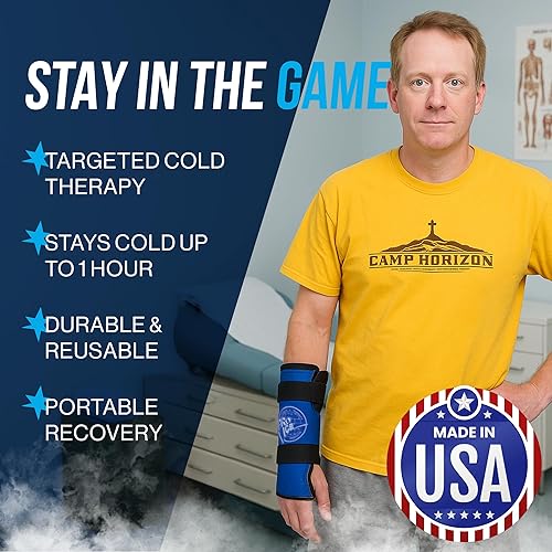 Miniatura 2 de Envoltura de hielo para manos y muñecas: ideal para el alivio de tendinitis, hinchazón y esguinces de manos