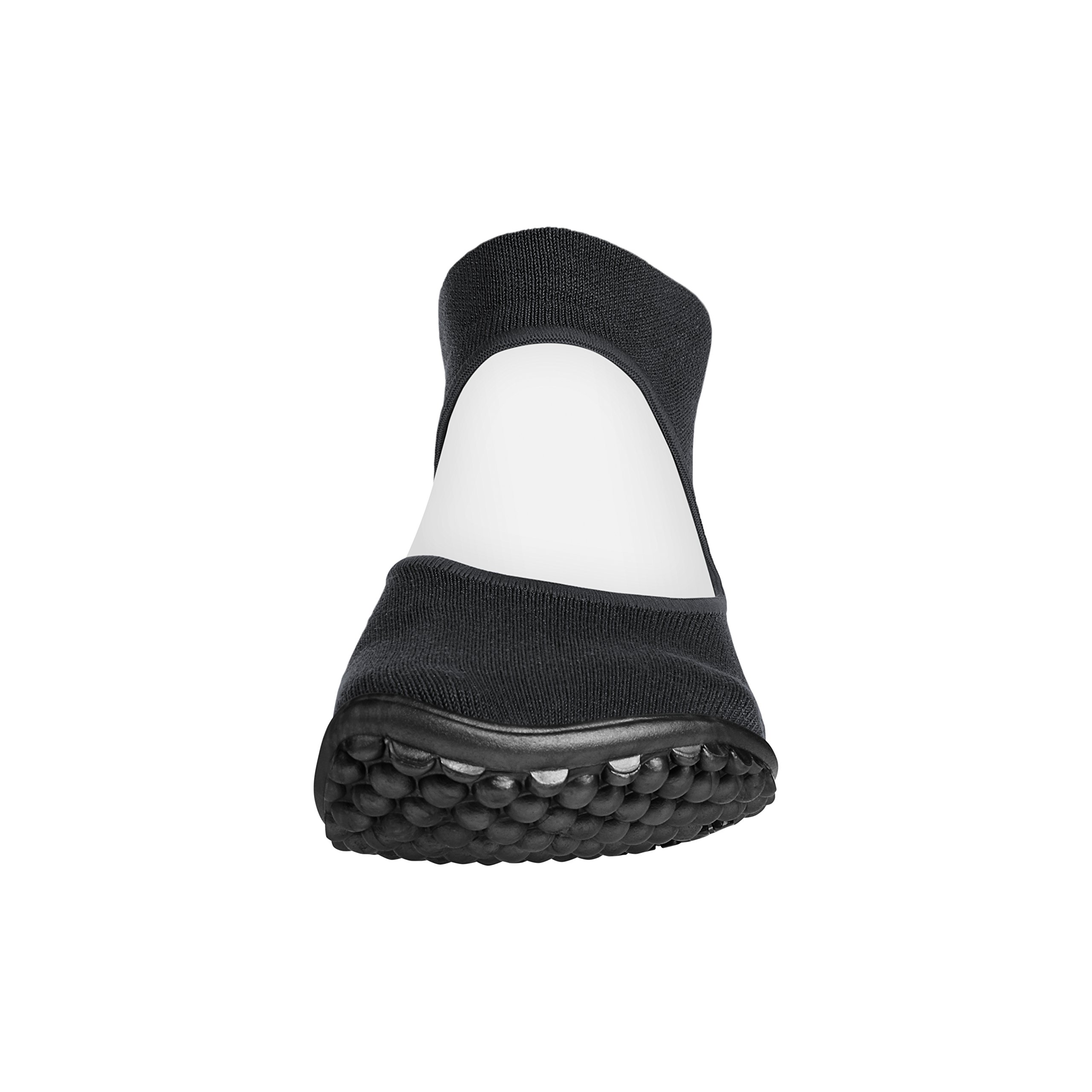 leguano Ballerina schwarz – Leichter Barfußschuh für Damen
