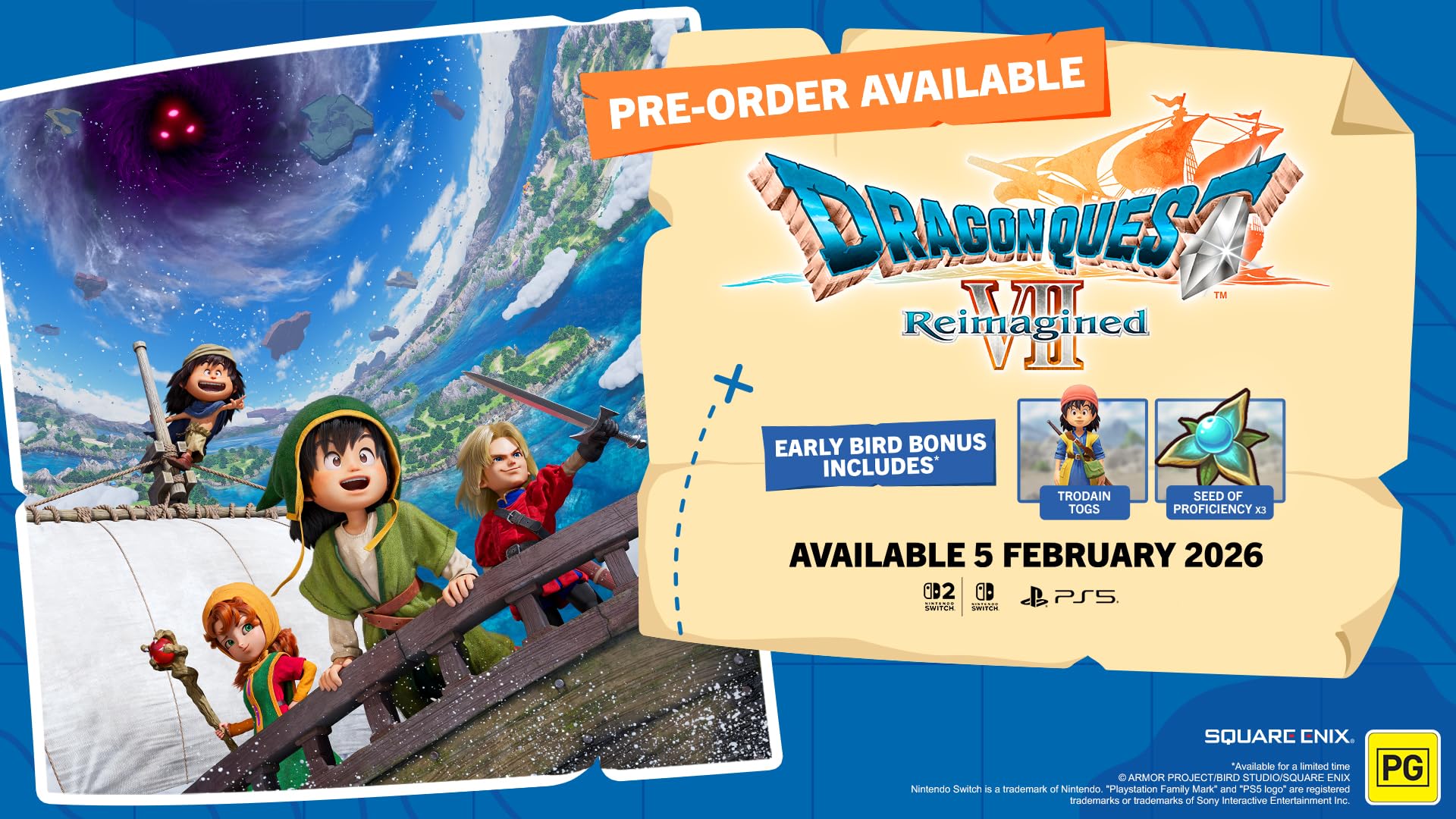 Nintendo Switch DRAGON QUEST VII Remastered (Switch) DRAGON QUEST VII Reimagined - EBGames.ca