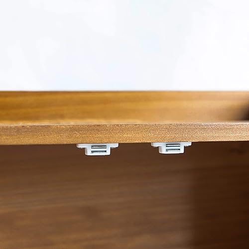 Miniatura 4 de COLLECTIVE HOME - Gabinete de almacenamiento, gabinete organizador de pared de 24 pulgadas, gabinete de baño de madera maciza con 2 puertas, ya