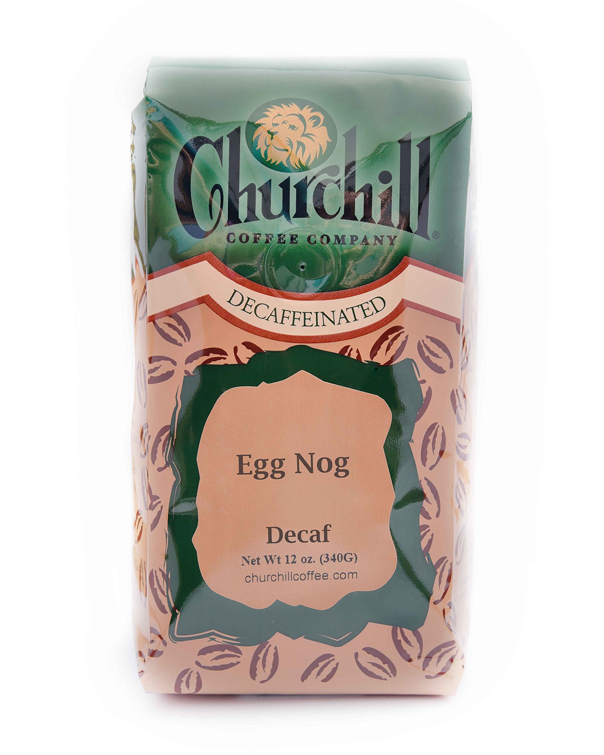 Churchill Coffee Egg Nog 12 oz - Ground (Decaf)