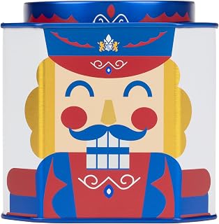 Harney & Sons Nutcracker Blend | Black tea with chocolate, almond, hazelnut flavors, apricot pieces and marigold petals, 30 ct sachet tin