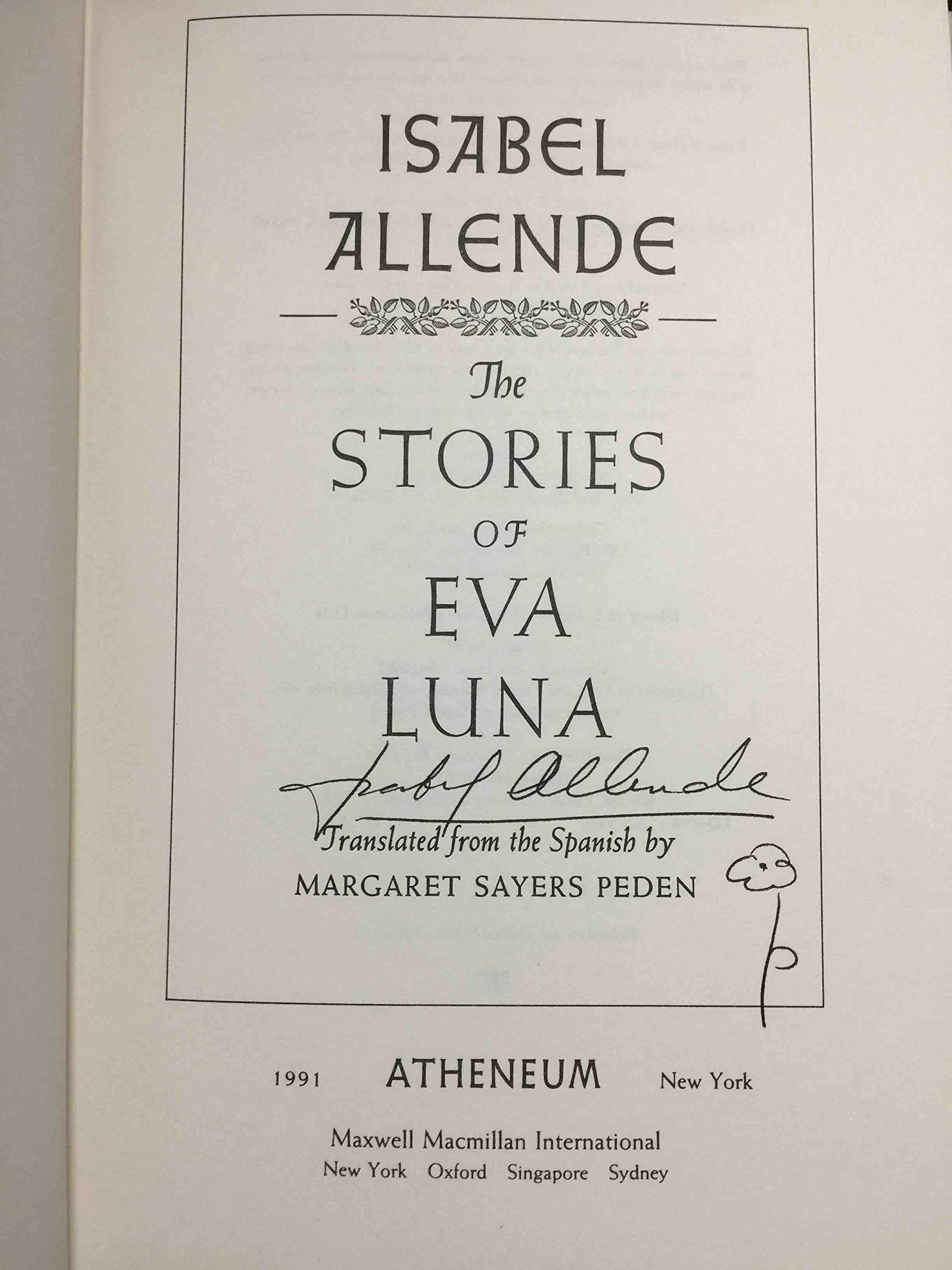 The Stories of Eva Luna Allende, Isabel and Peden, Margaret Sayers - PT01