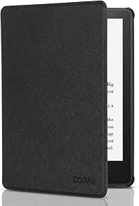 CoBak Case for 6.8&#34; Kindle Paperwhite 11th Gen 2021- Smart Cover with Auto Sleep Wake Feature, Lightweight, Slim, PU Leather