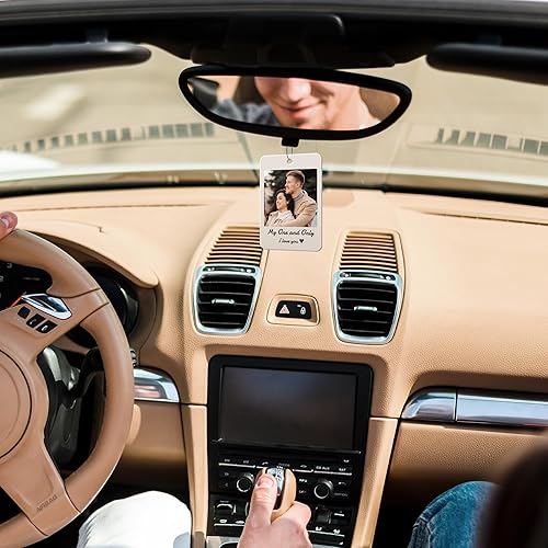 Vista 17 de Ambientadores personalizados con imagen – Ambientador personalizado para coche con cara divertida – Ambientador de aire personalizado para colgar