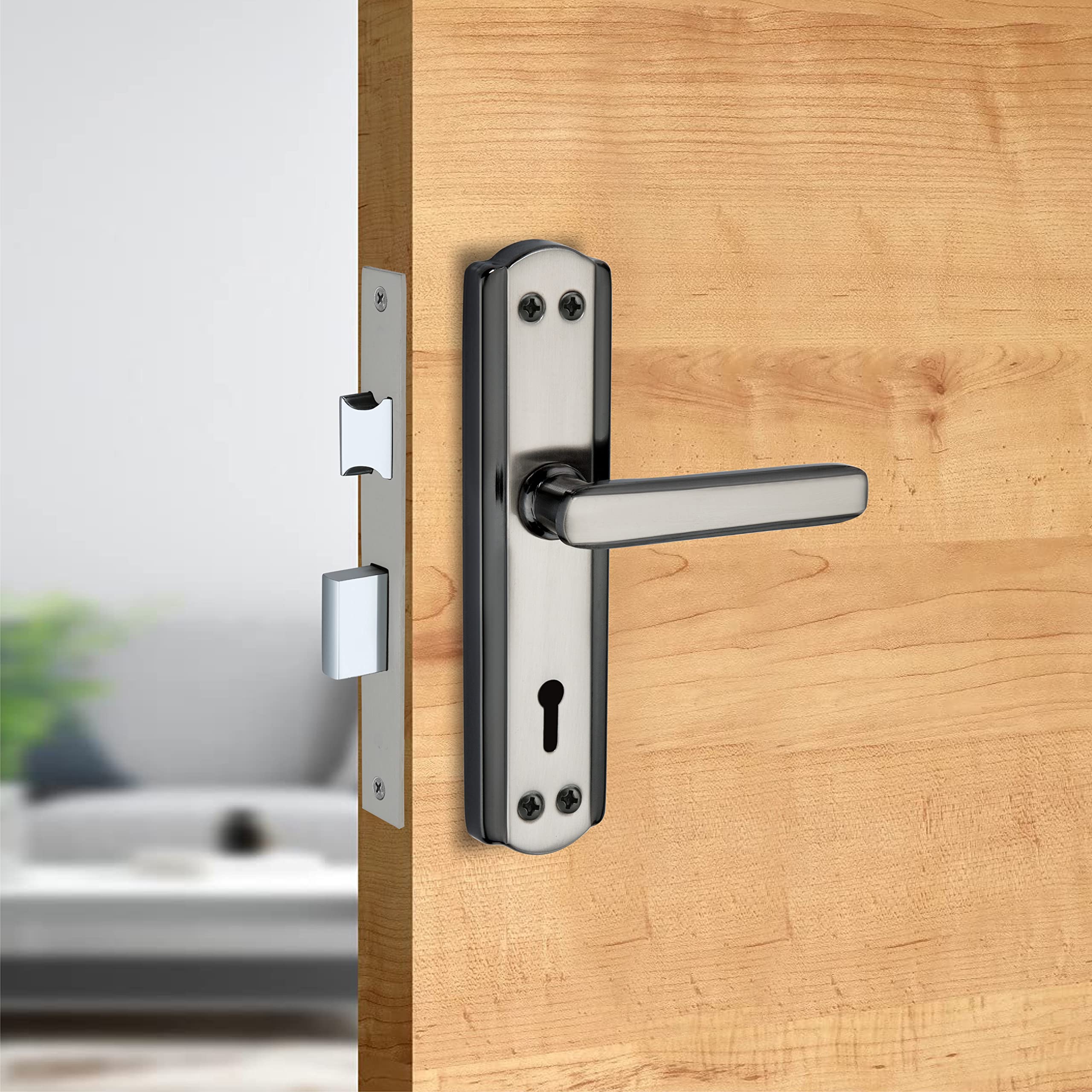 ScrewTight Heavy Duty Mortise Handle Door Locks for main door / Bedroom Door / Living room / Bathroom Door / Office / Hotels / Main Door Lock Handle sets / Hudka and Latch Door Lock Body With 3 key Double Action Mortise Lock for Door / Door Locks for (B0BCF5VNNF) Amazon Price History, Amazon Price Tracker